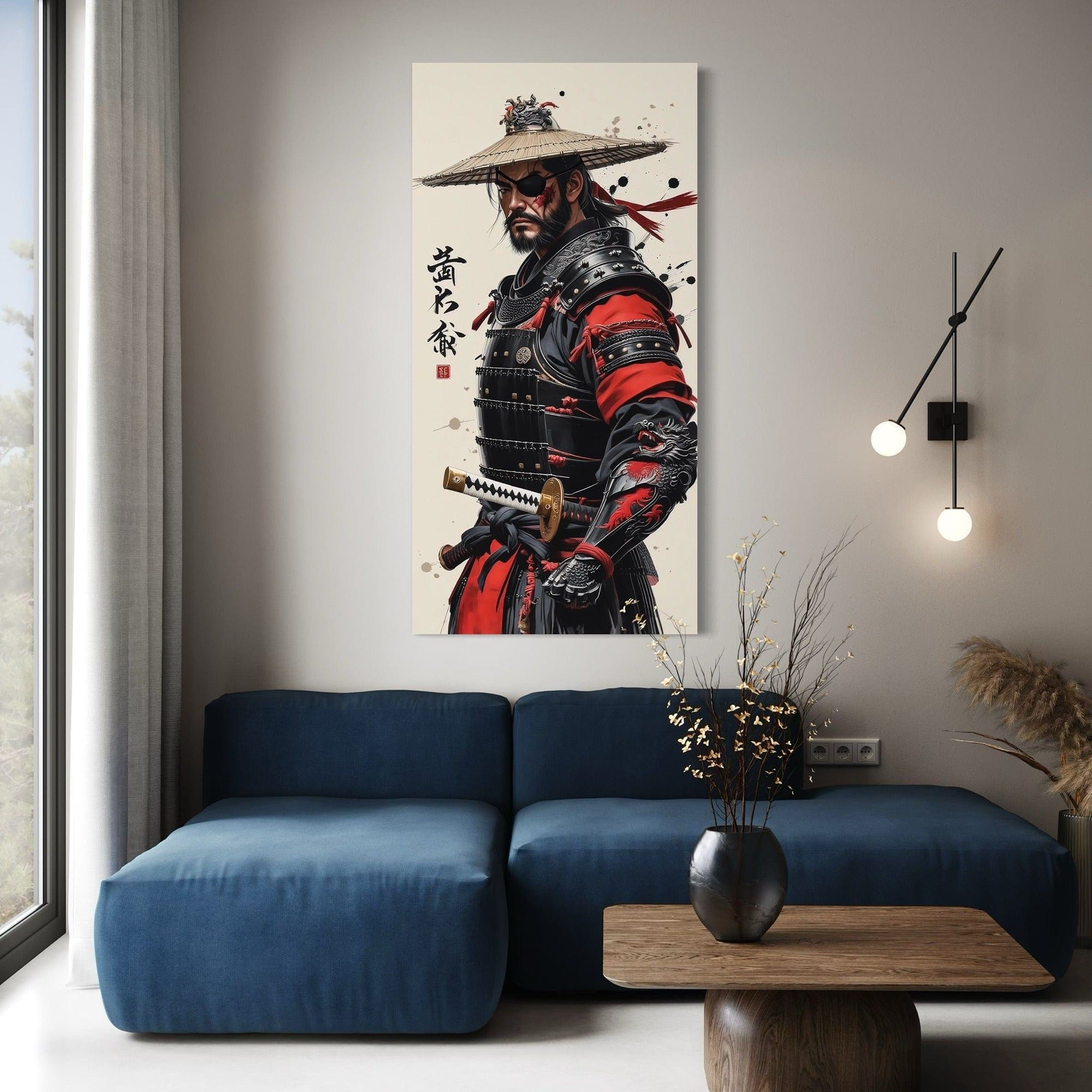 Shadow Blade – Japanese Ronin Samurai Canvas Wall Art