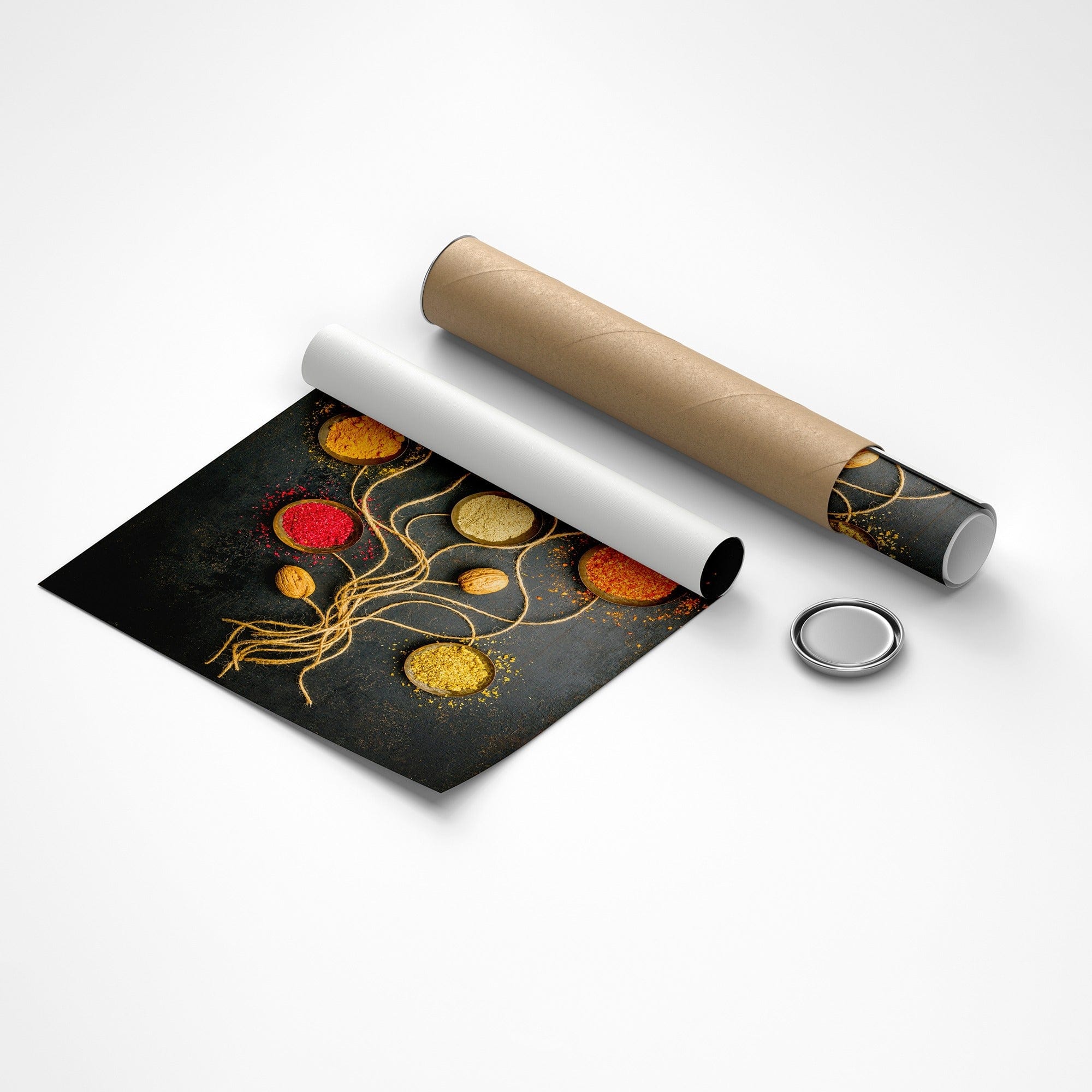Decorative spice collection wall art for home