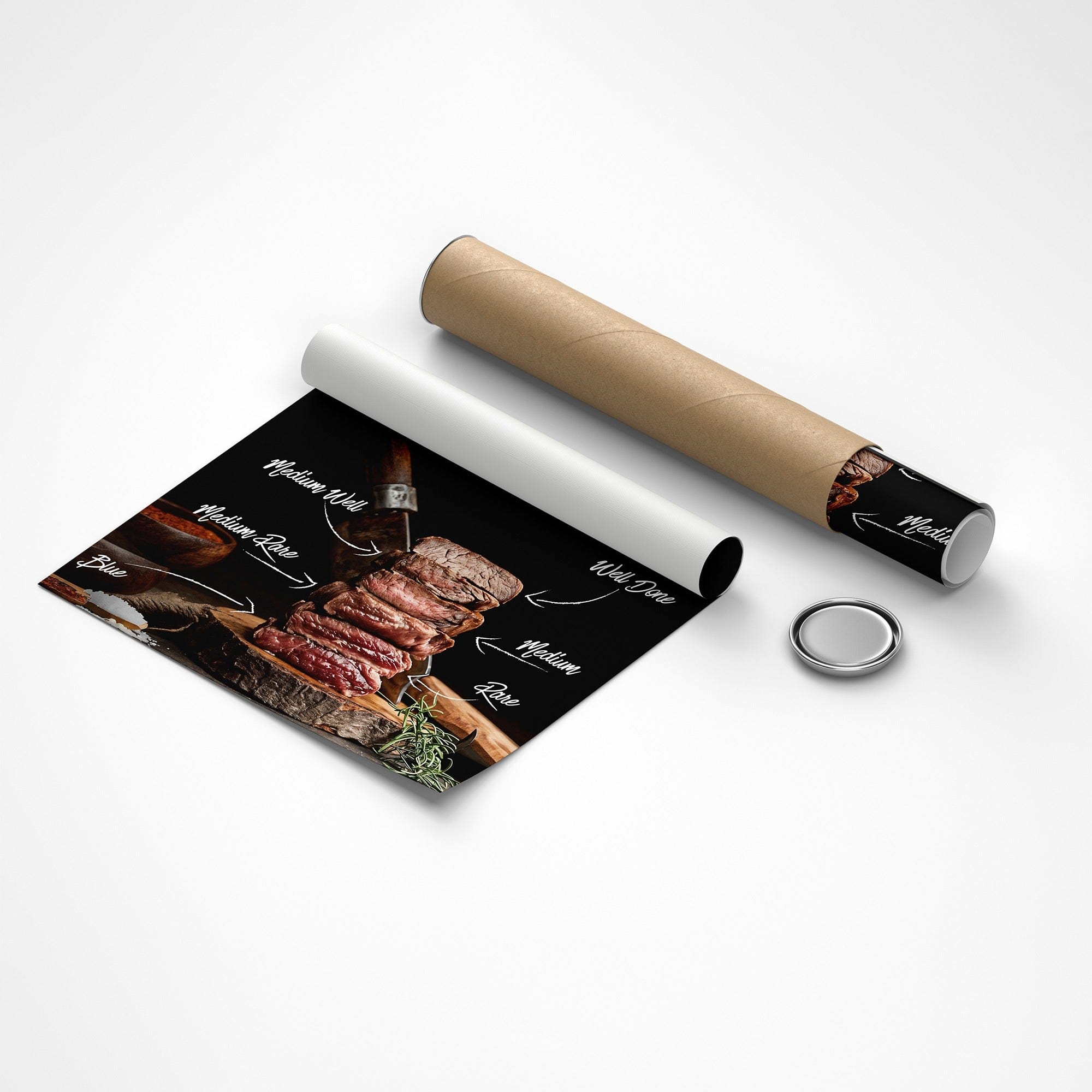 UV resistant steak kitchen wall art