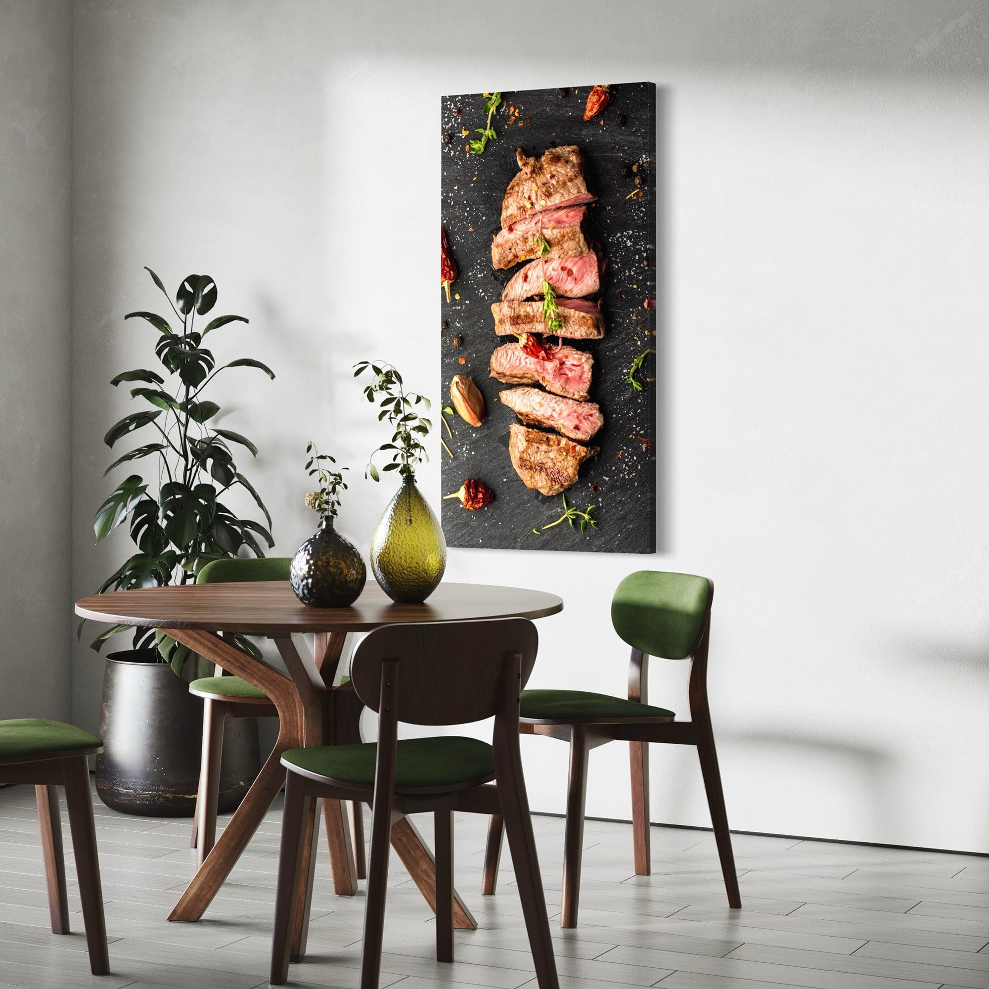 Rustic cooking decor steak wall poster