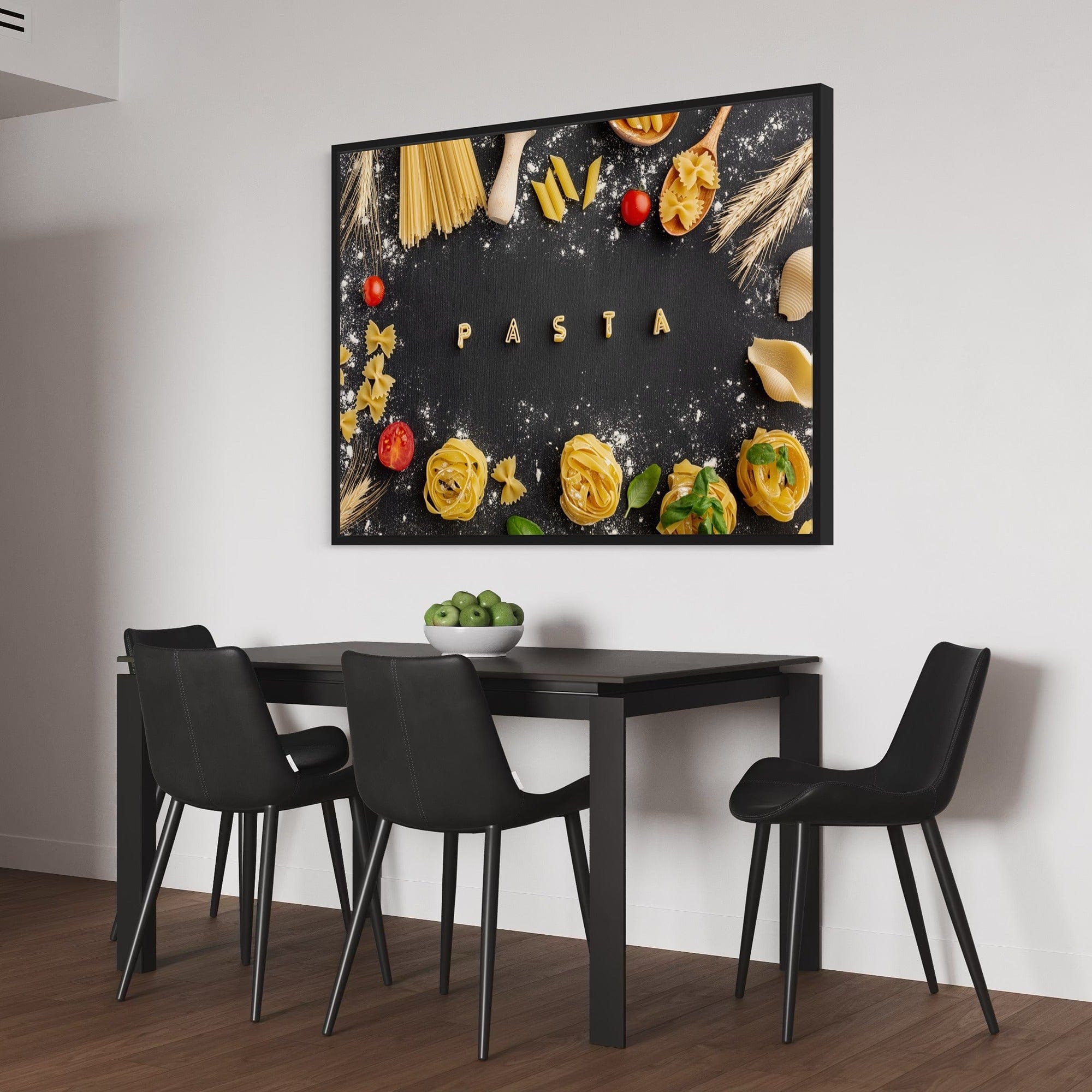 Gourmet Italian cuisine wall art for cafe