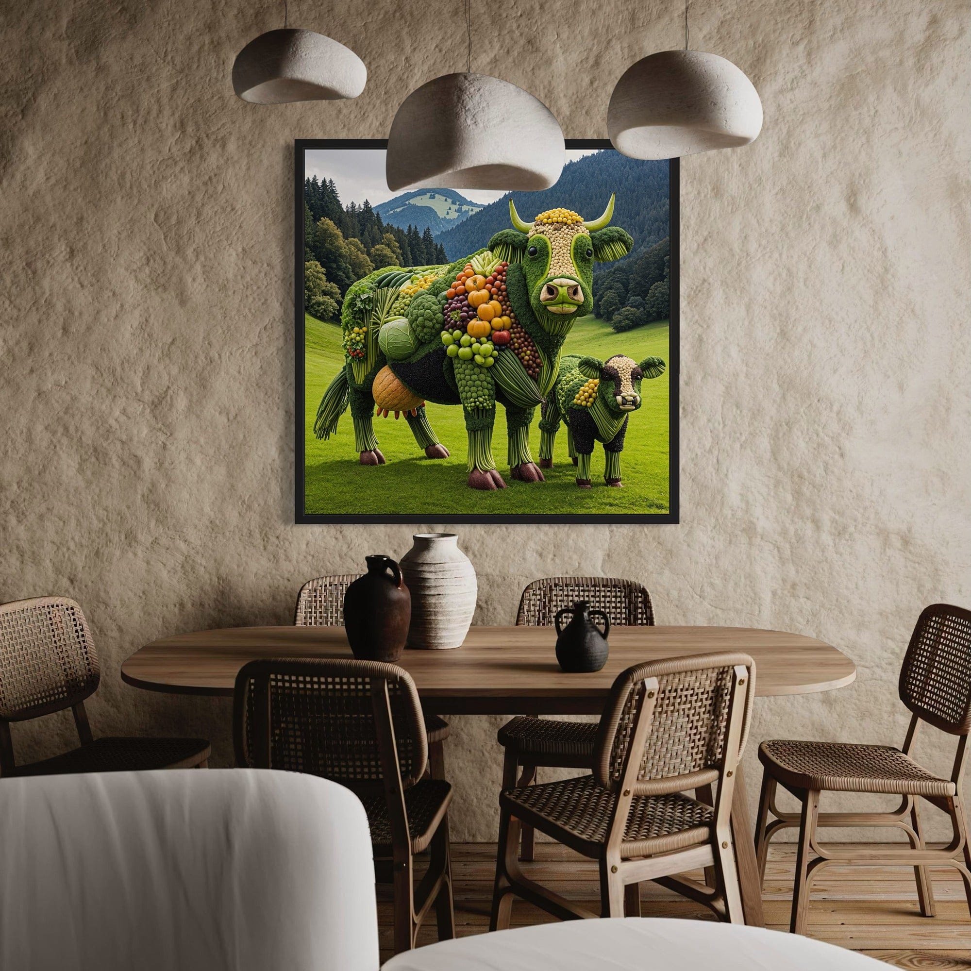 premium canvas art for dining room