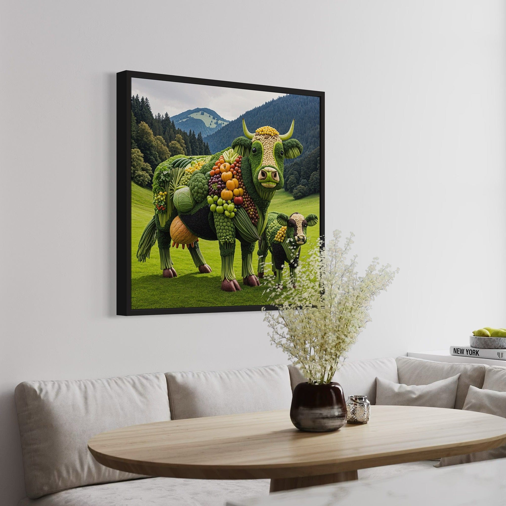 nature meadow background canvas