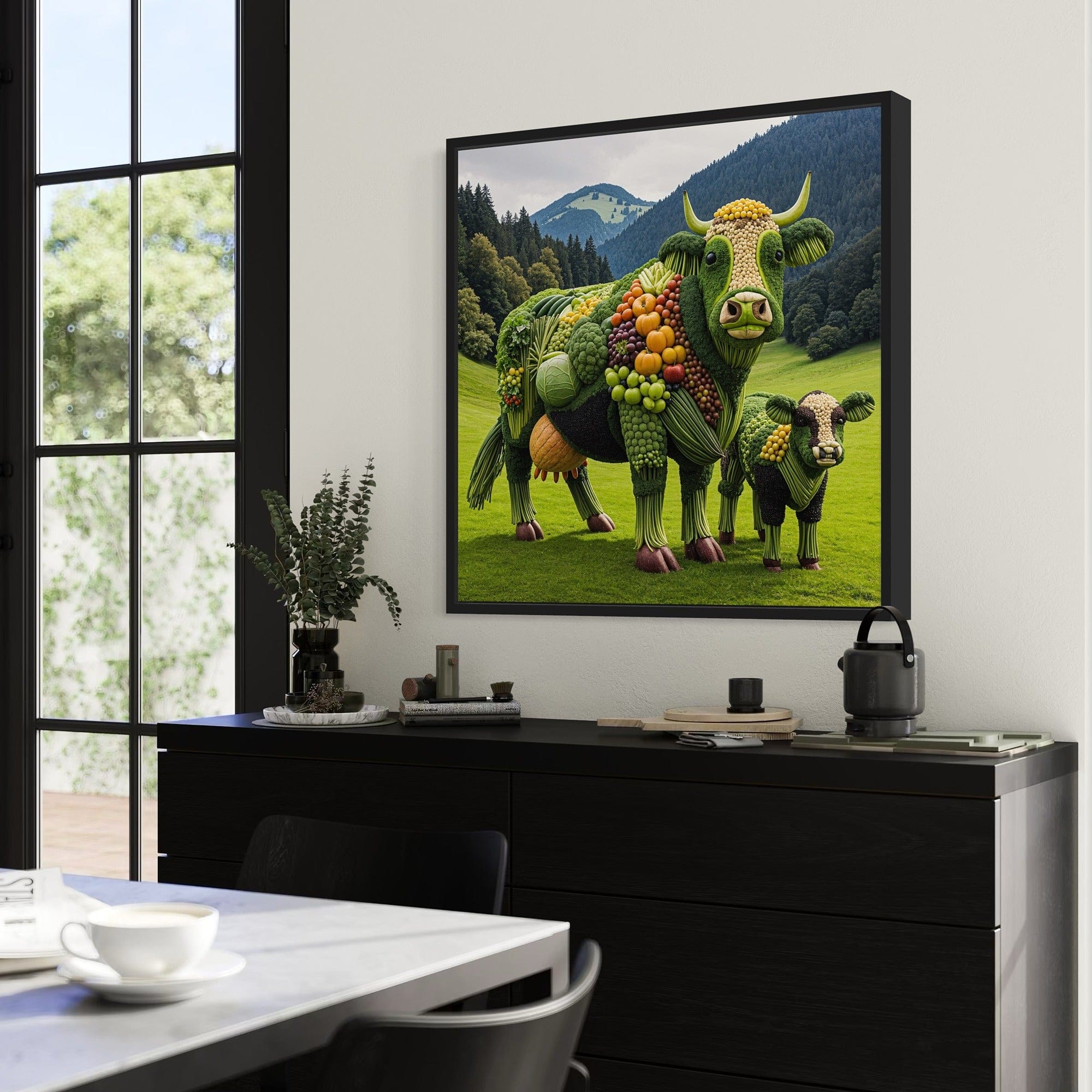 eco friendly kitchen wall décor