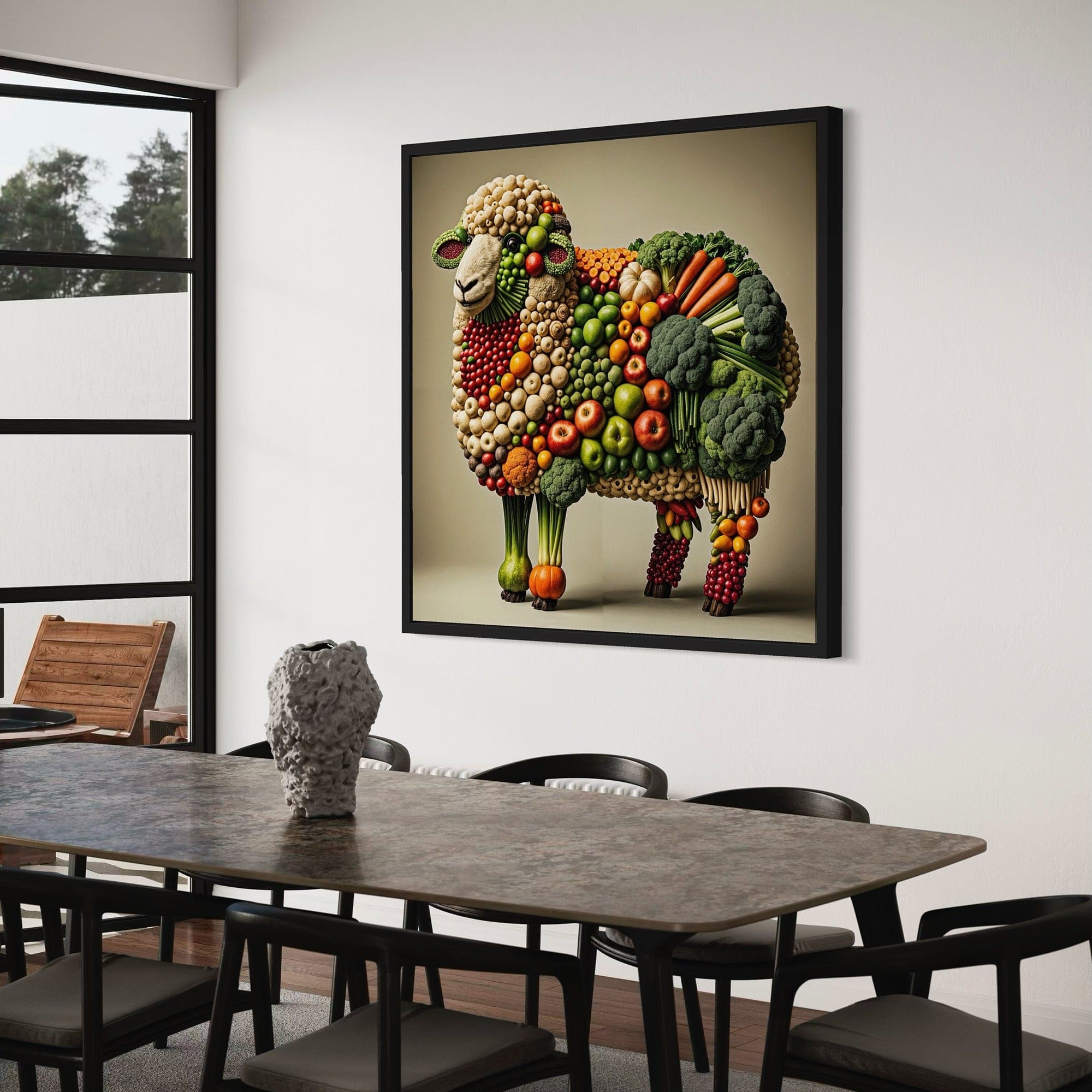 premium canvas art for dining room