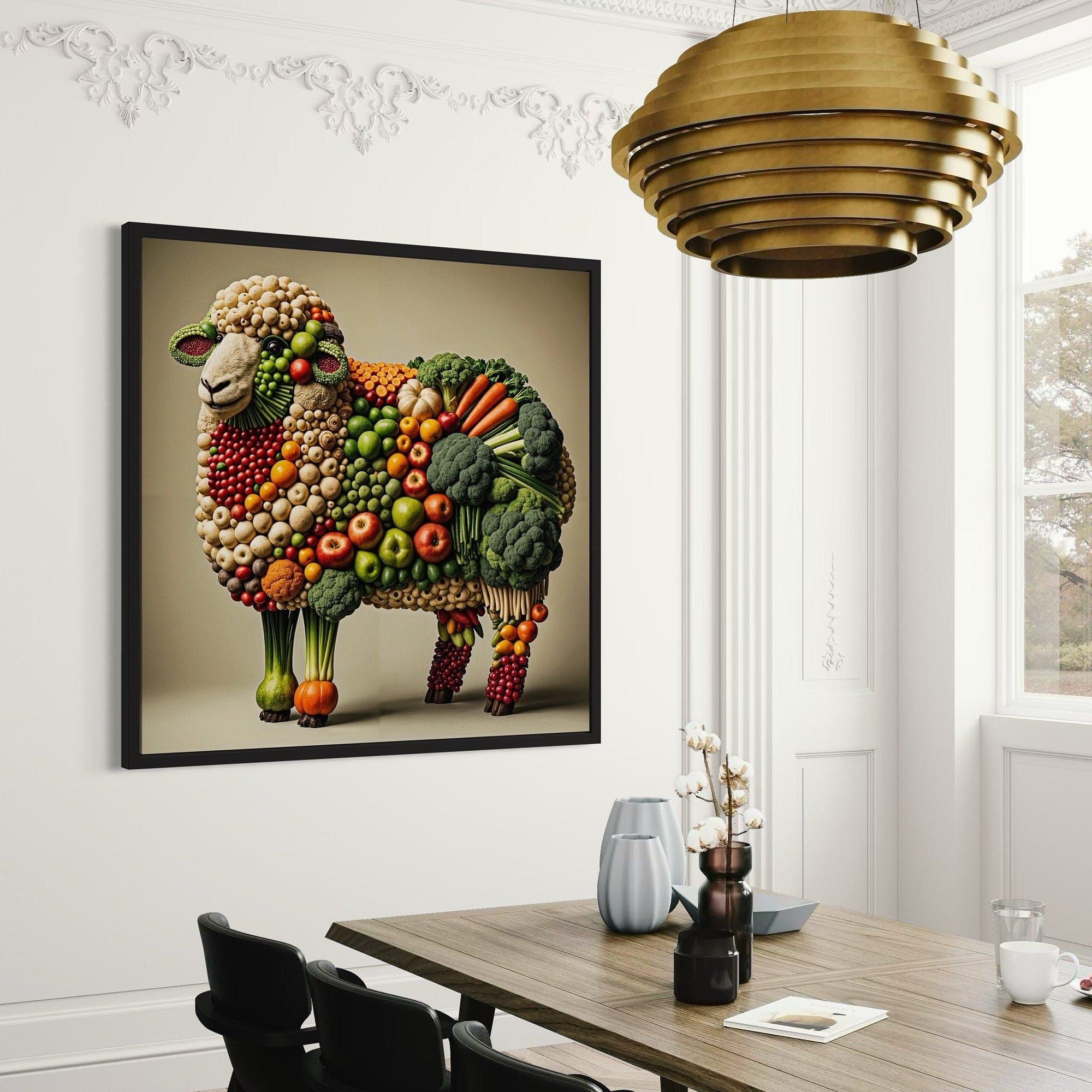 UV resistant food art print
