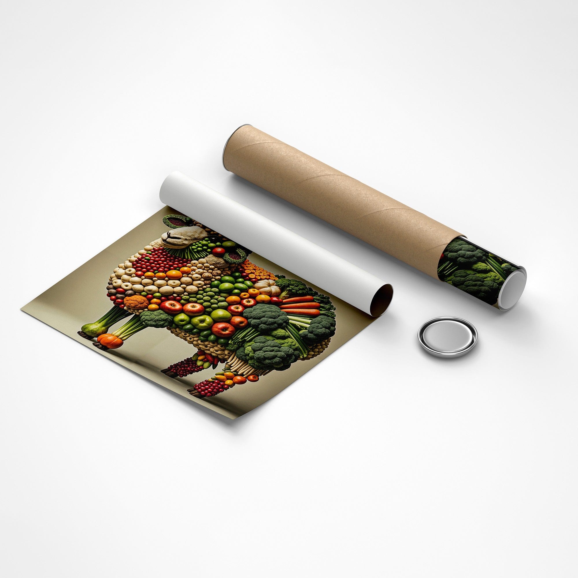 unique culinary art canvas