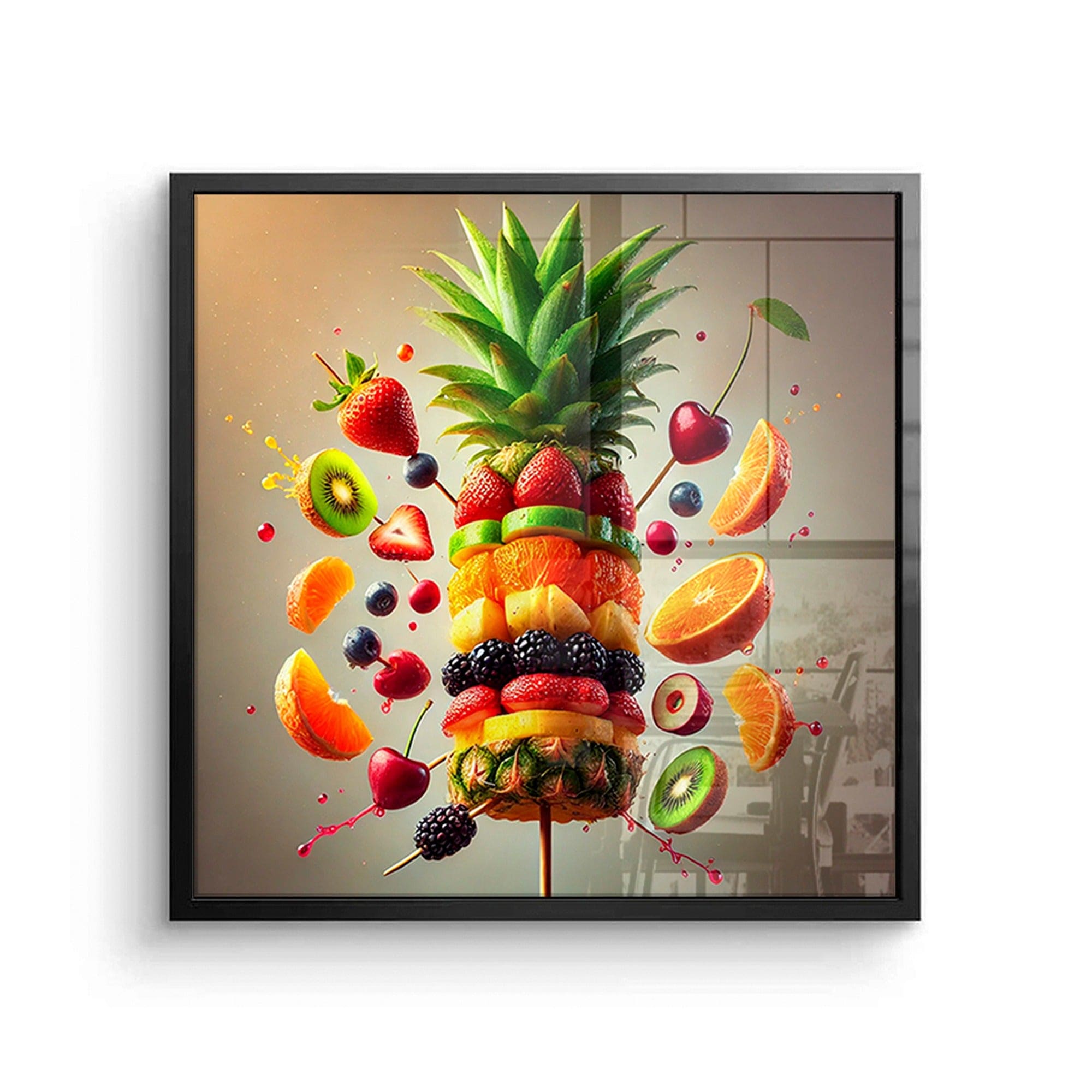 vibrant fruit artwork