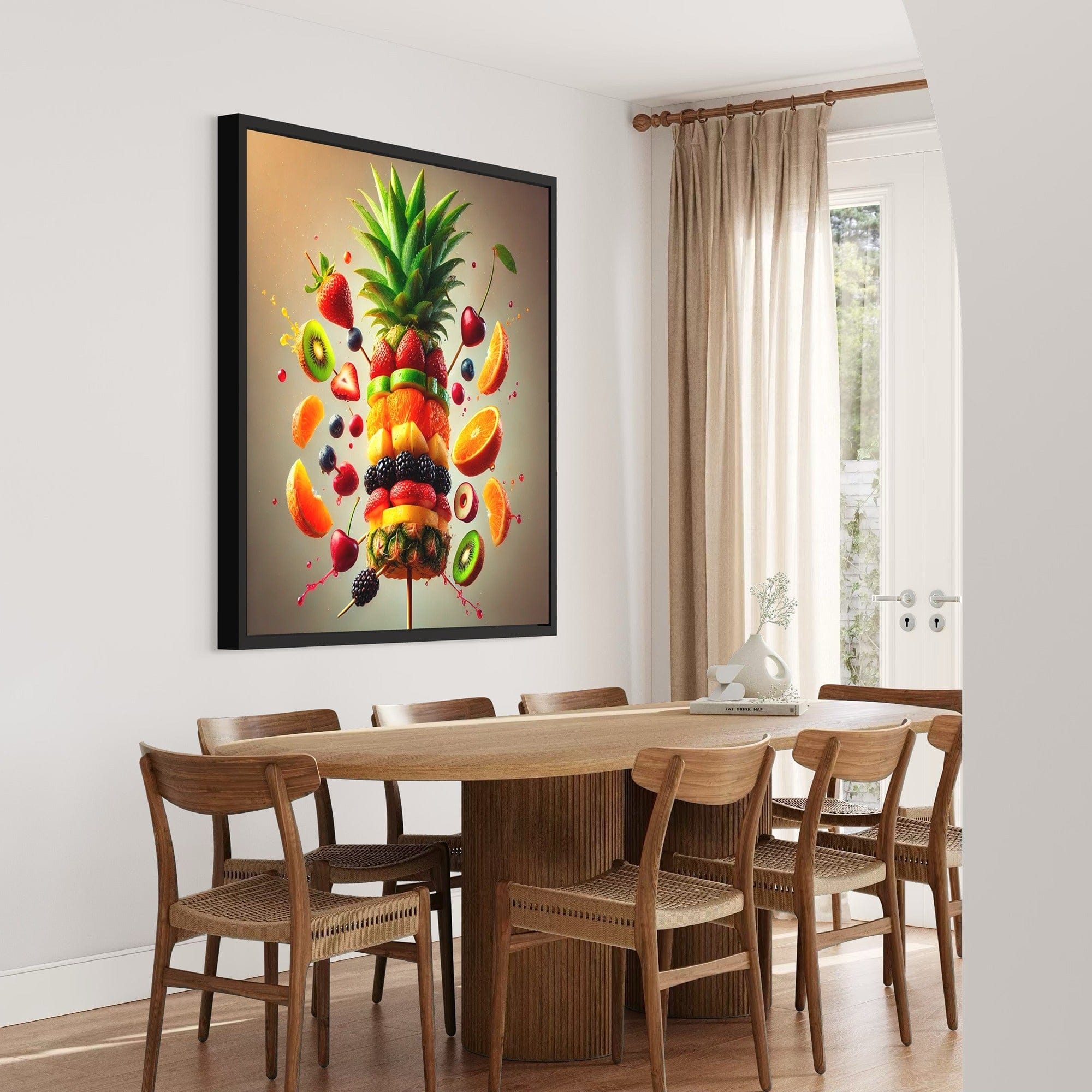 healthy food wall art