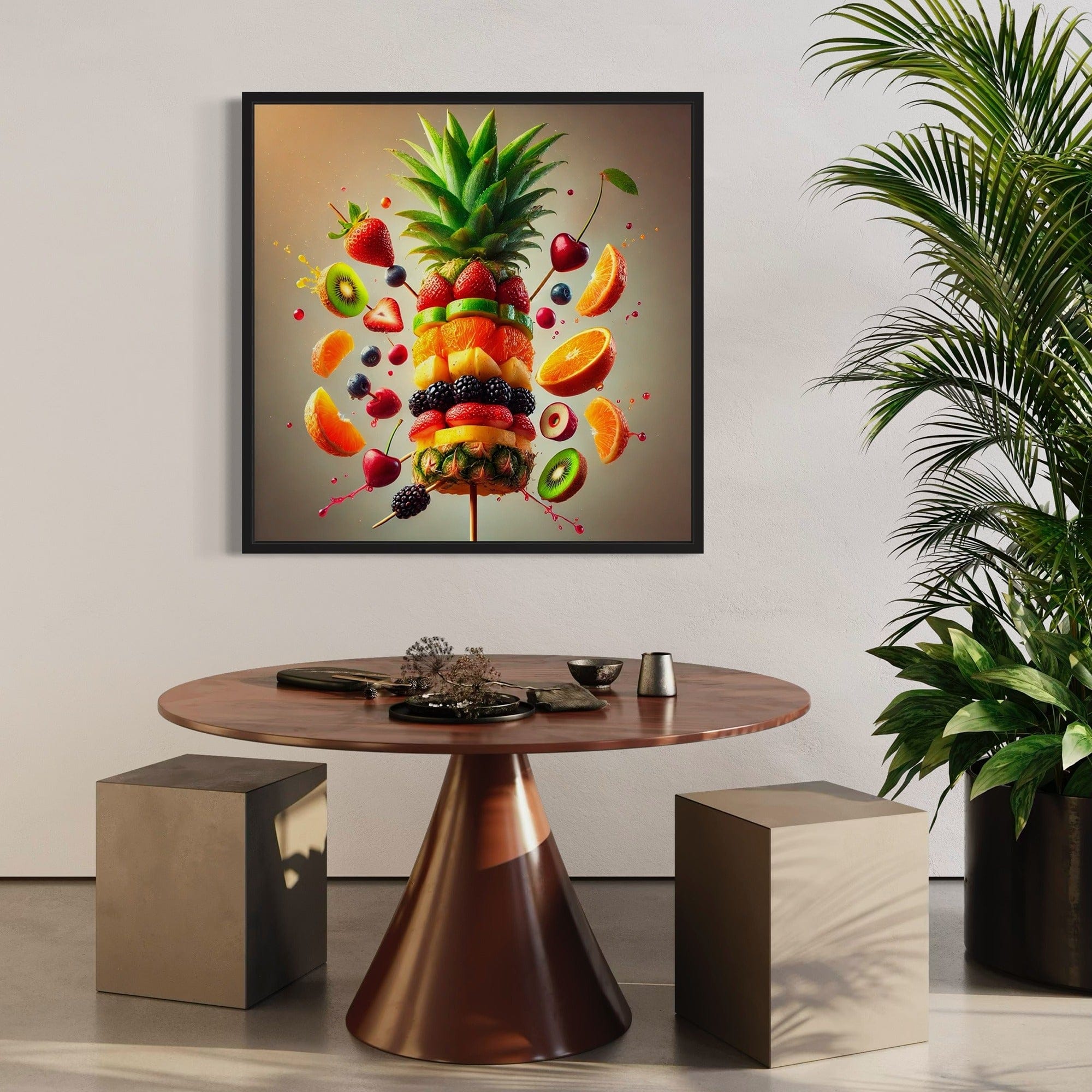 pineapple canvas print