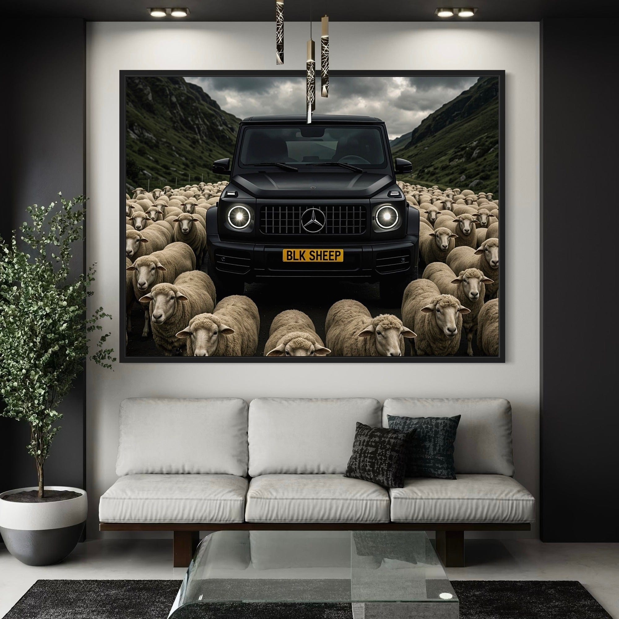 Mercedes-Benz G-Class - Wolf Among Sheep Canvas