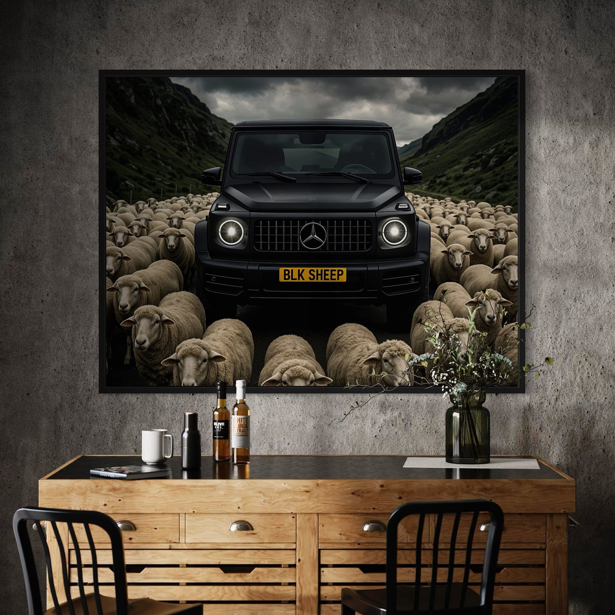 Mercedes-Benz G-Class - Wolf Among Sheep Canvas