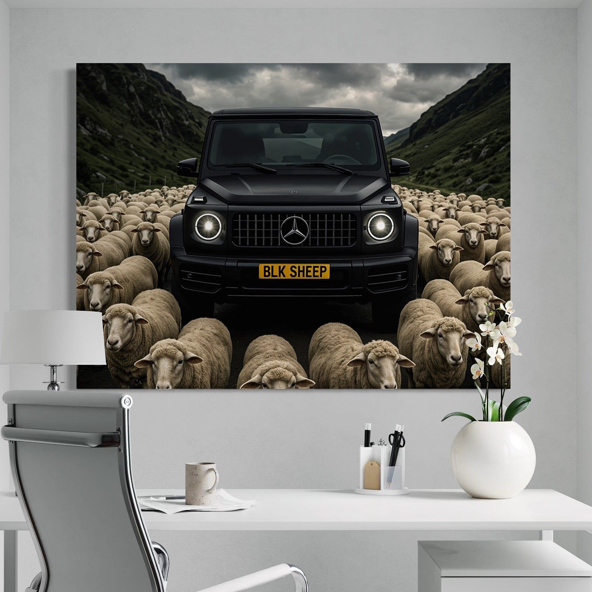 Mercedes-Benz G-Class - Wolf Among Sheep Canvas