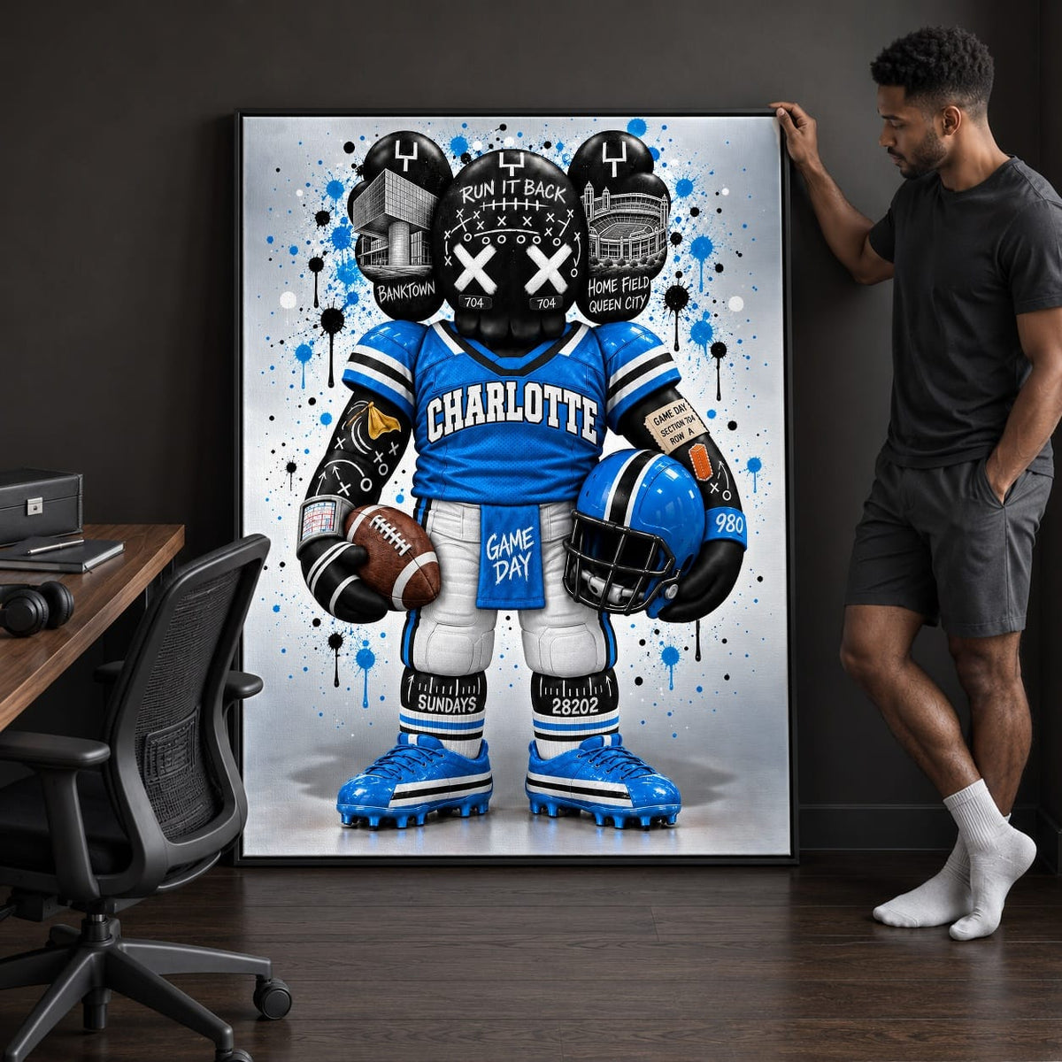 KAWS Style x Charlotte Football