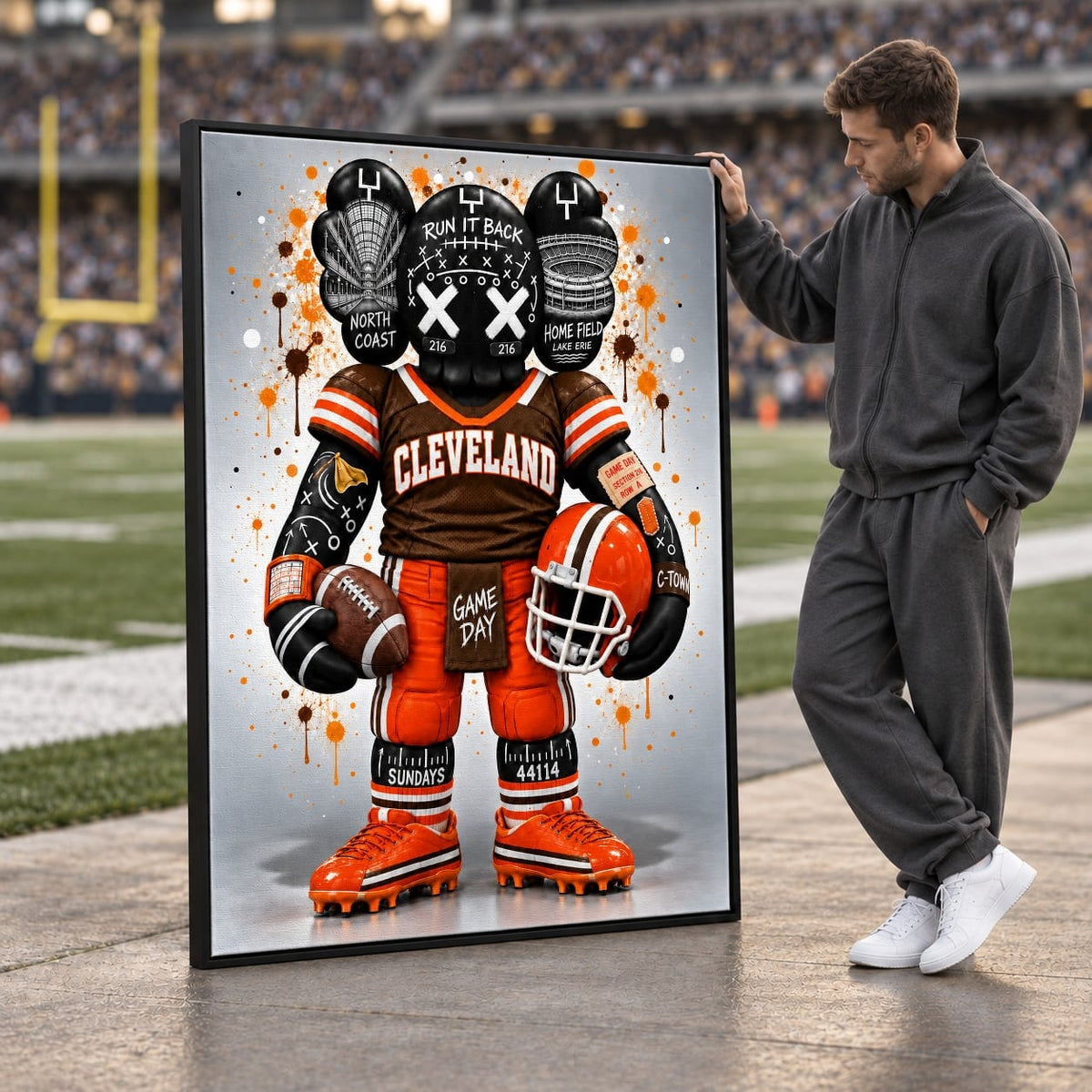 KAWS Style x Cleveland Football
