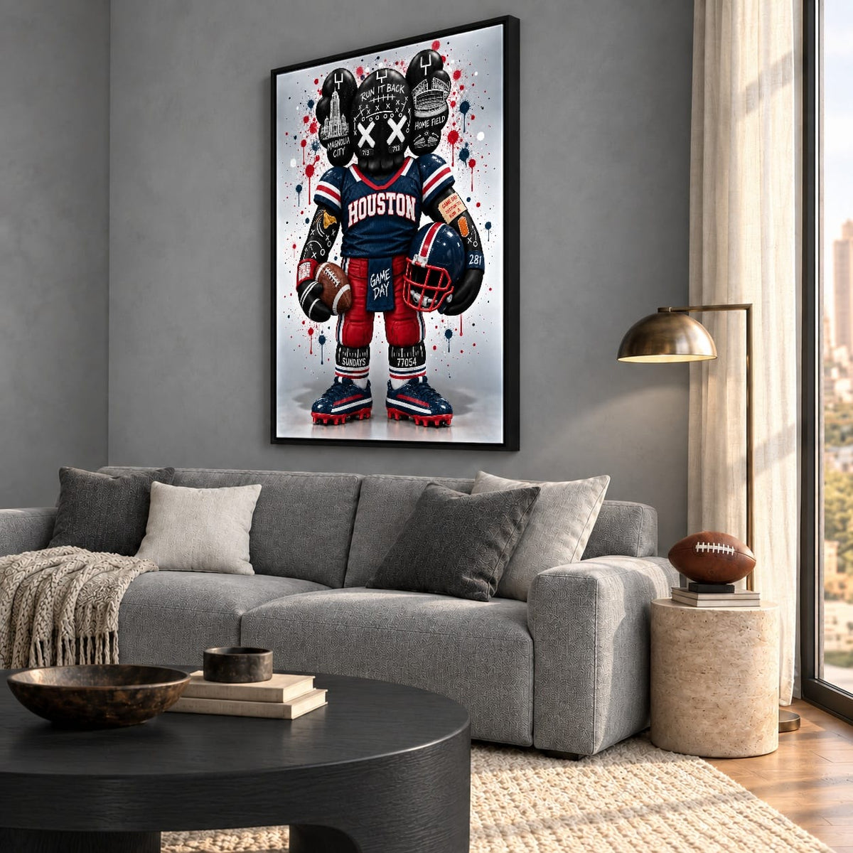 Verstecktes Geld – 100-Dollar-Leinwand <tc>Wandbild</tc>