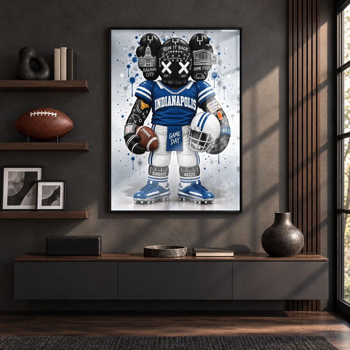KAWS Style x Indianapolis Football