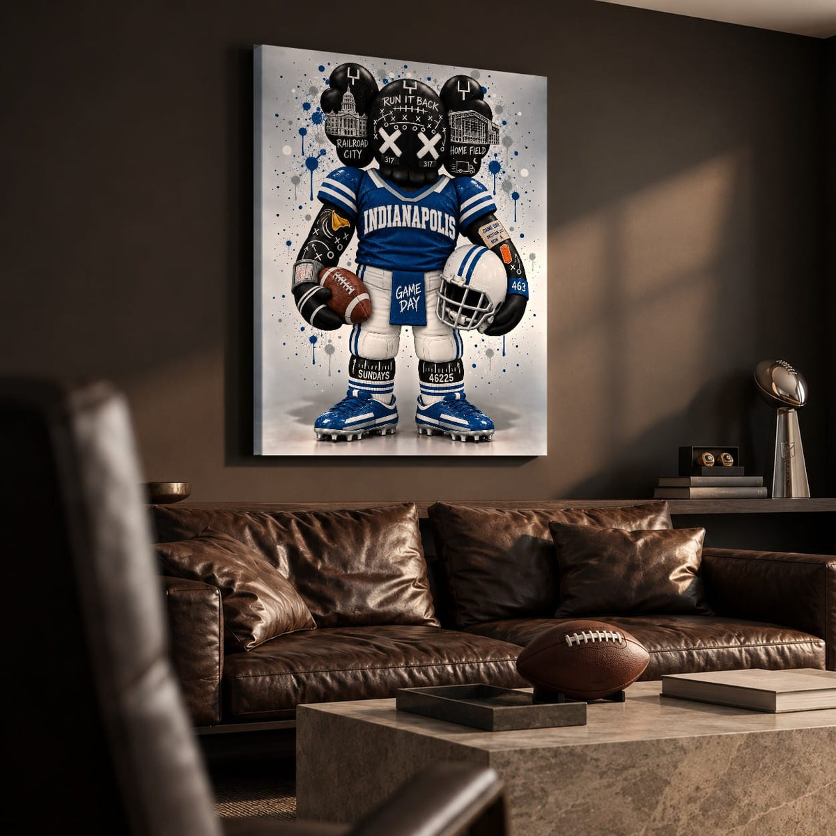 KAWS Style x Indianapolis Football