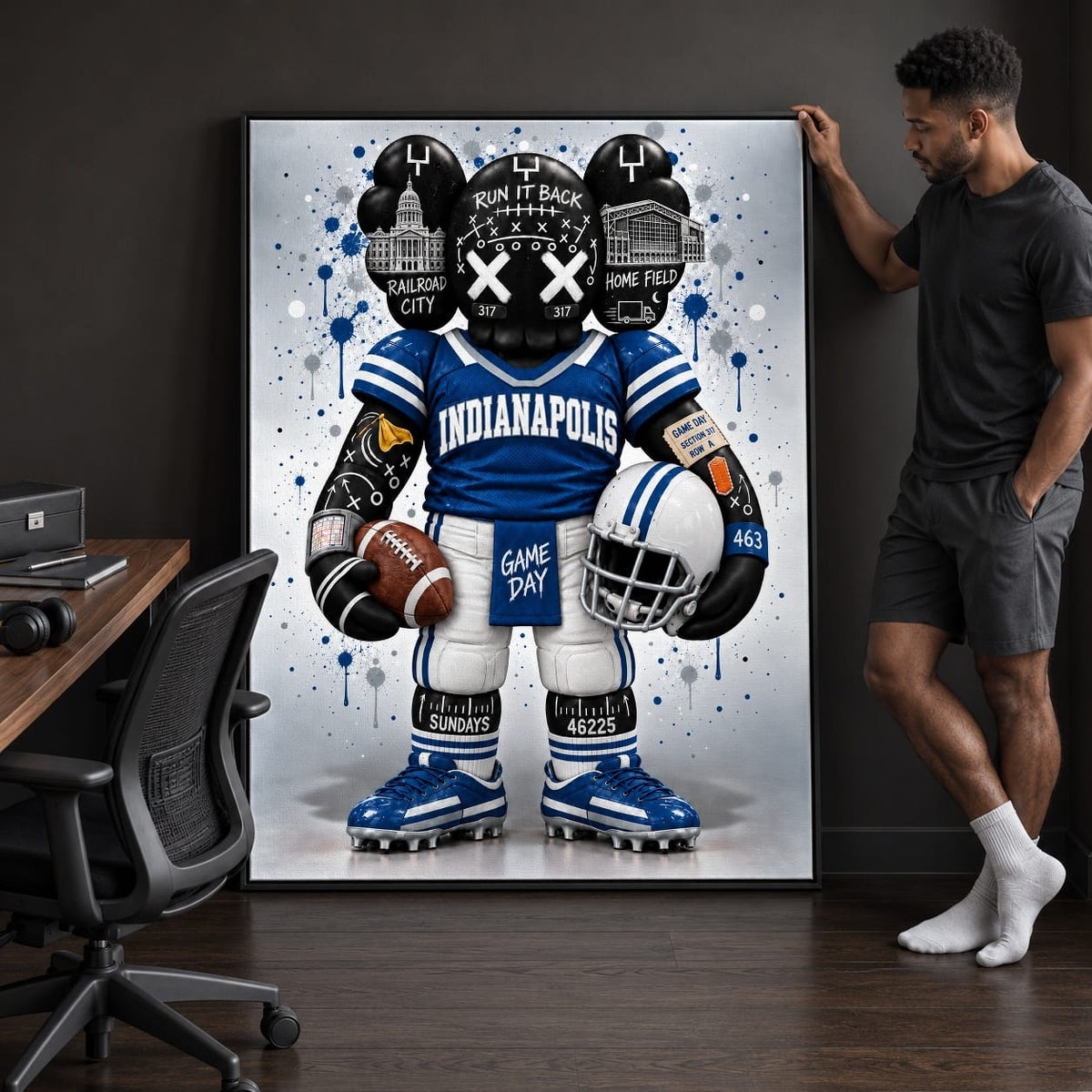 KAWS Style x Indianapolis Football