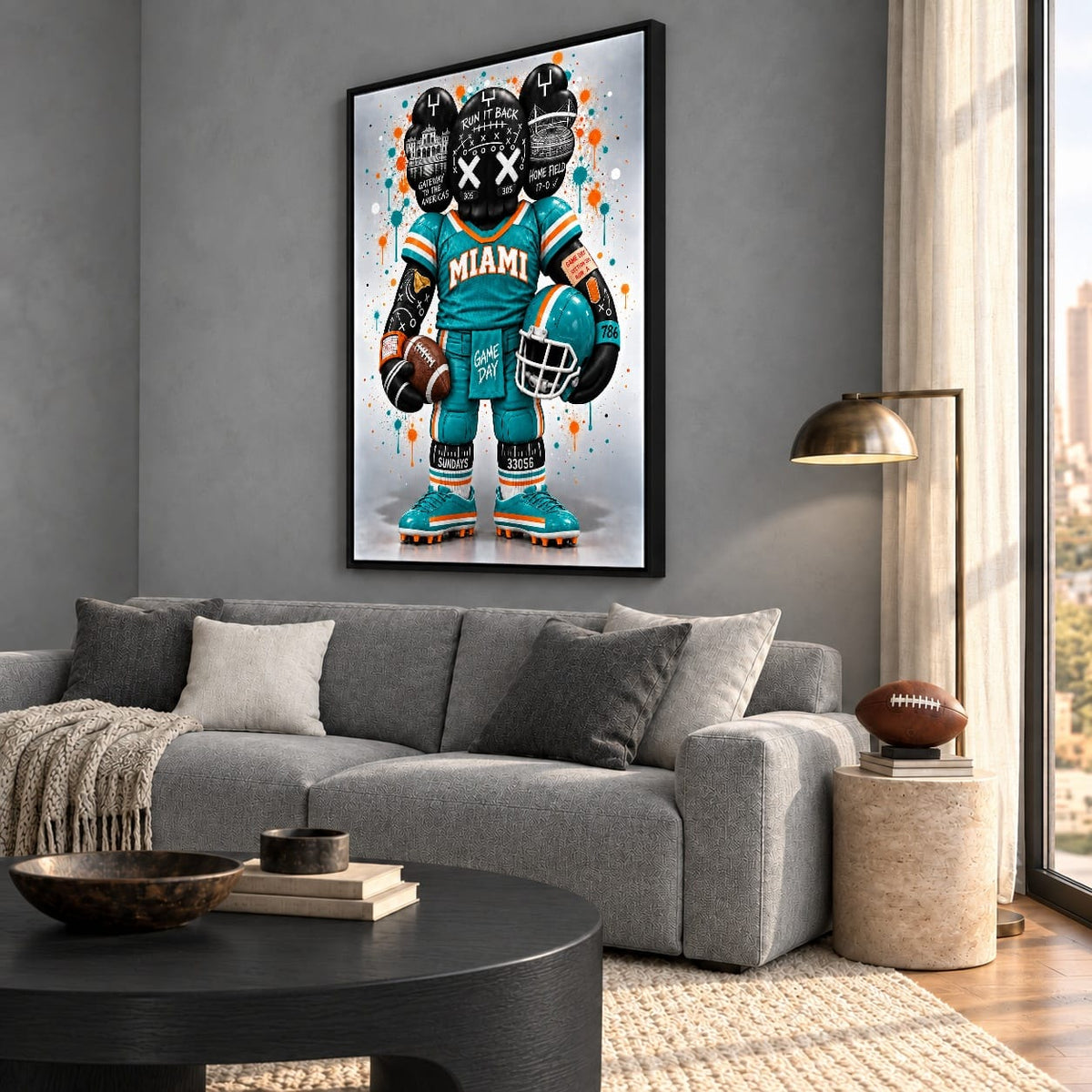Green Roll – $100 Dollar Geldschein Leinwand Wandkunst
