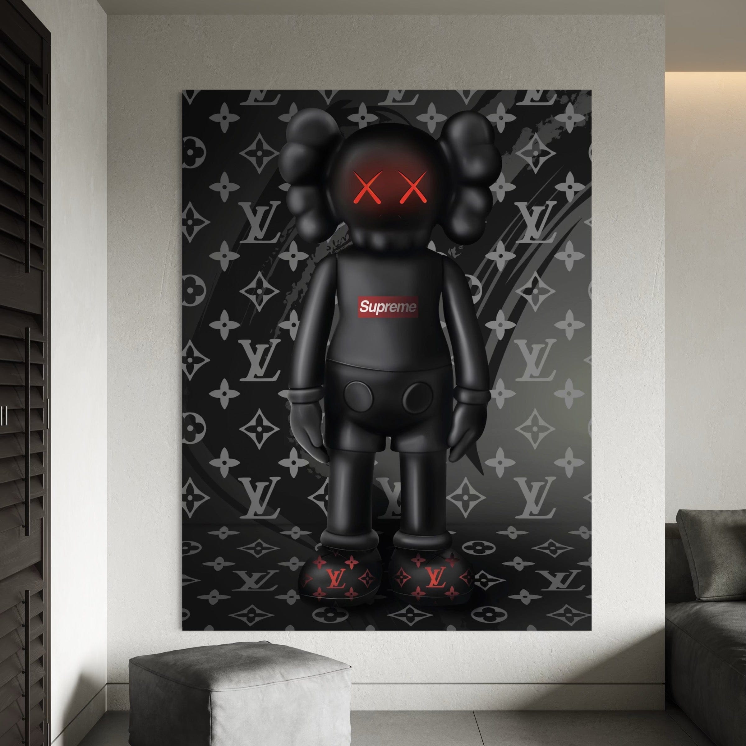 Kaws LV Canvas
