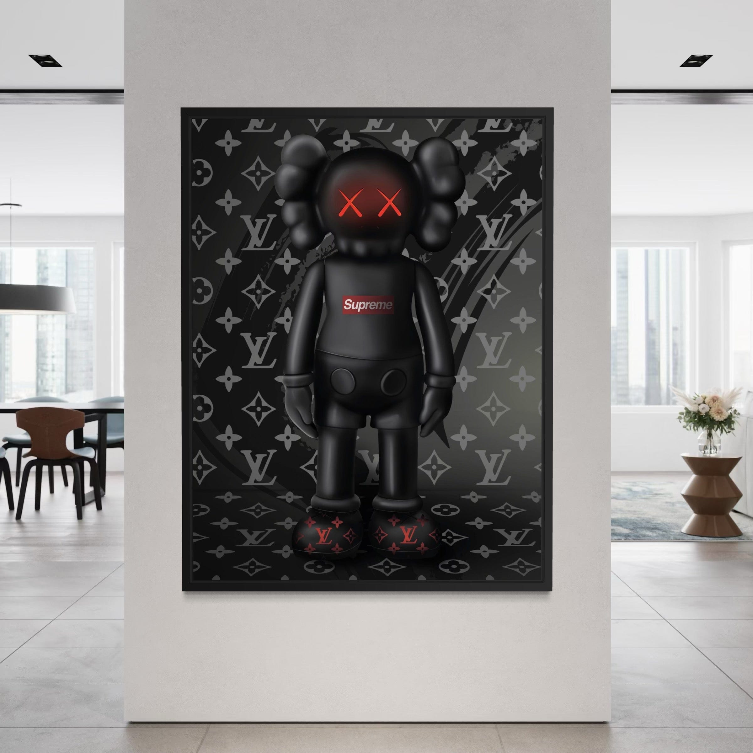 Kaws LV Canvas