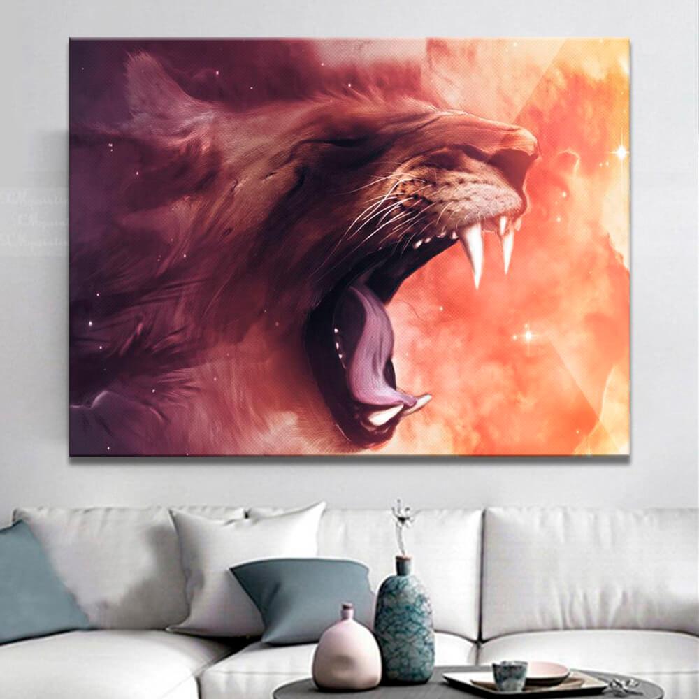 Leinwand: König der Löwen
