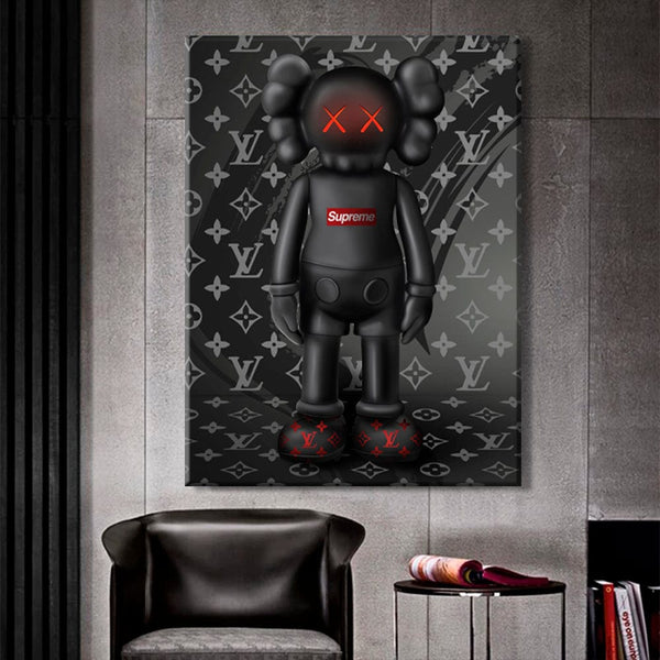 Supreme Louis Vuitton Wall Art