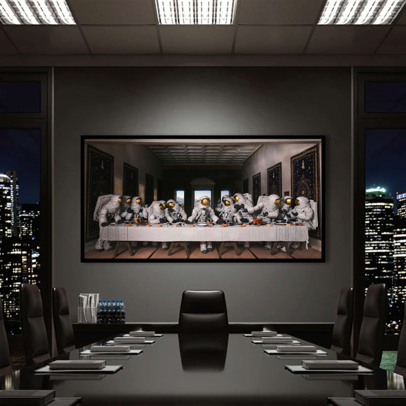 The Astronaut Supper Canvas
