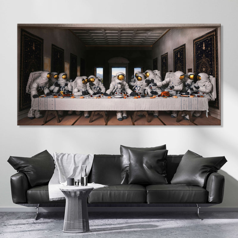 The Astronaut Supper Canvas