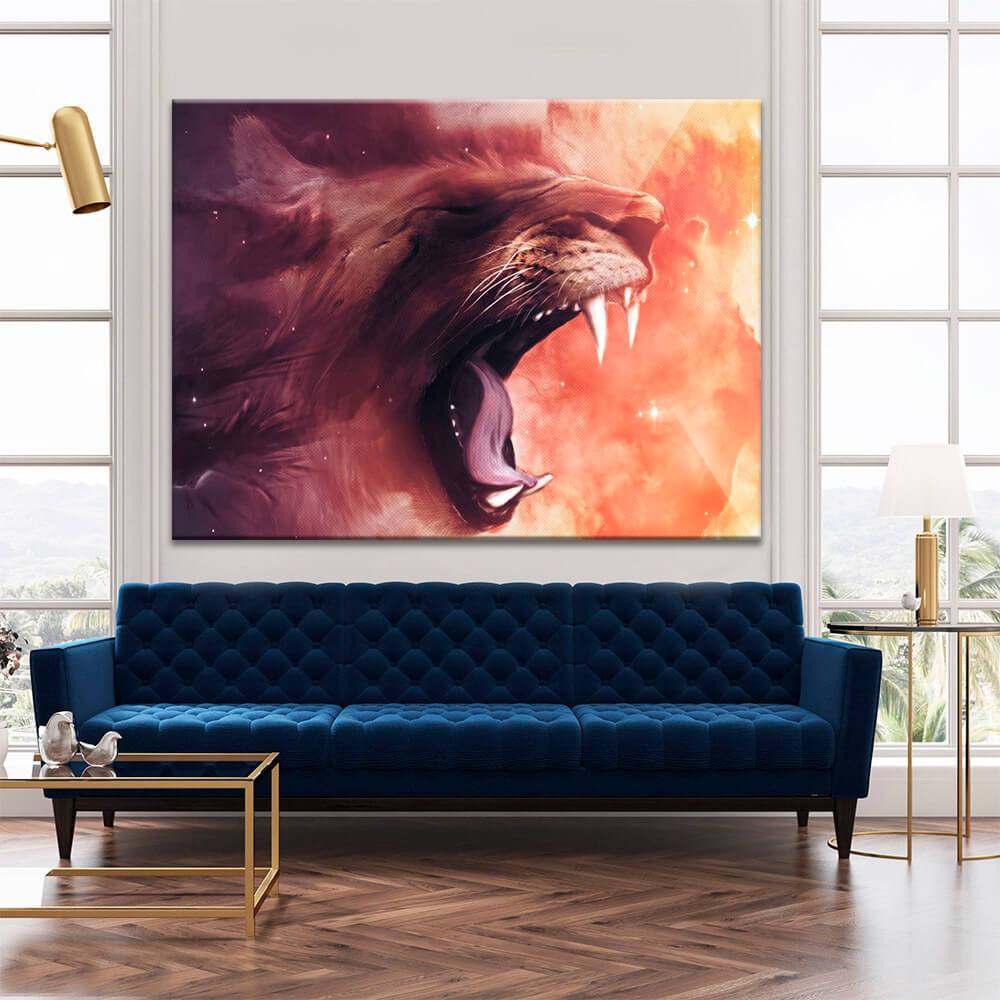 Leinwand: König der Löwen