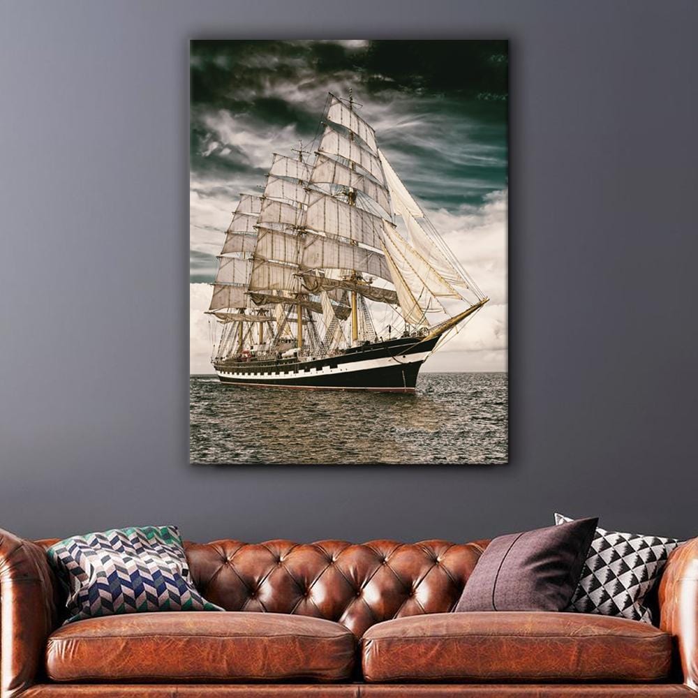 Segelschiff-Leinwand