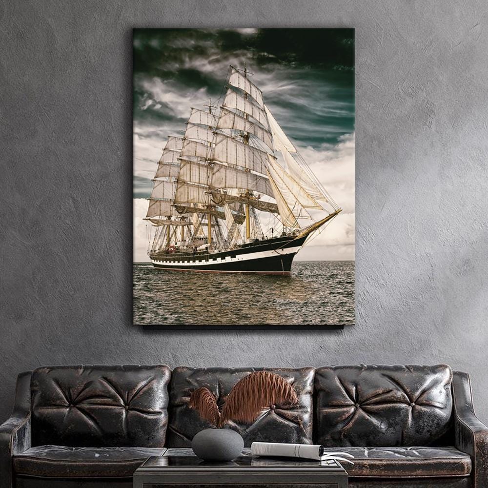 Segelschiff-Leinwand