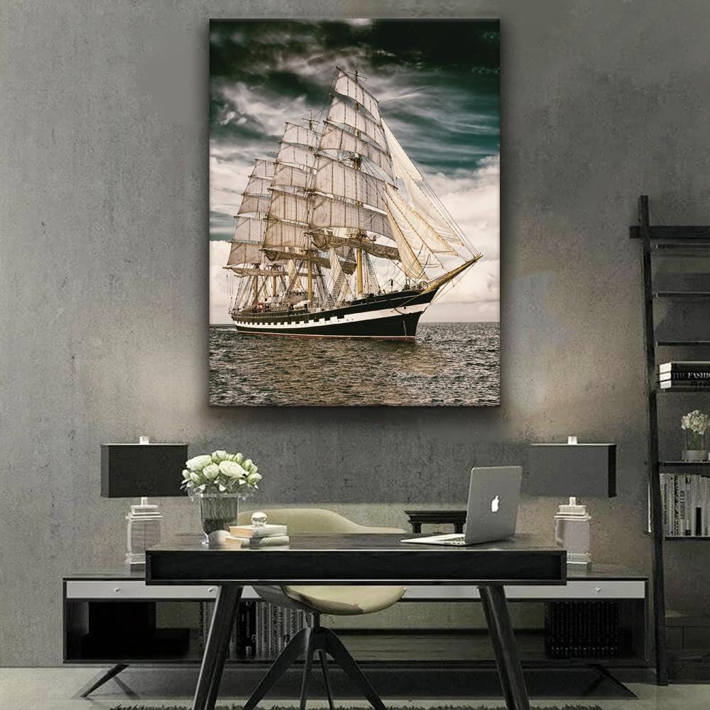 Segelschiff-Leinwand