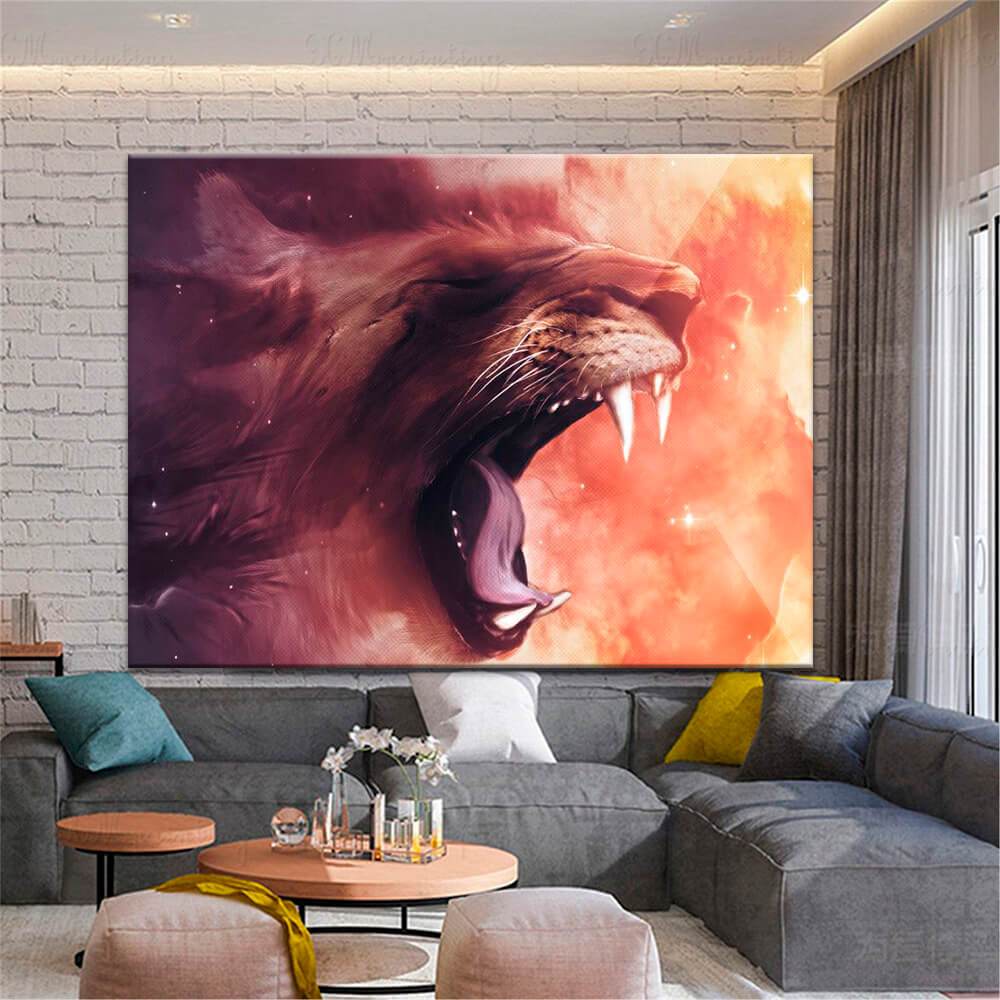 Leinwand: König der Löwen