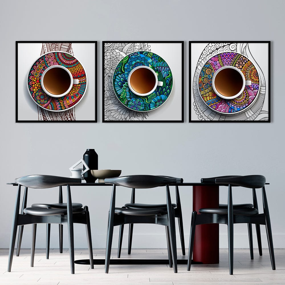 Cups of Coffee Canvas