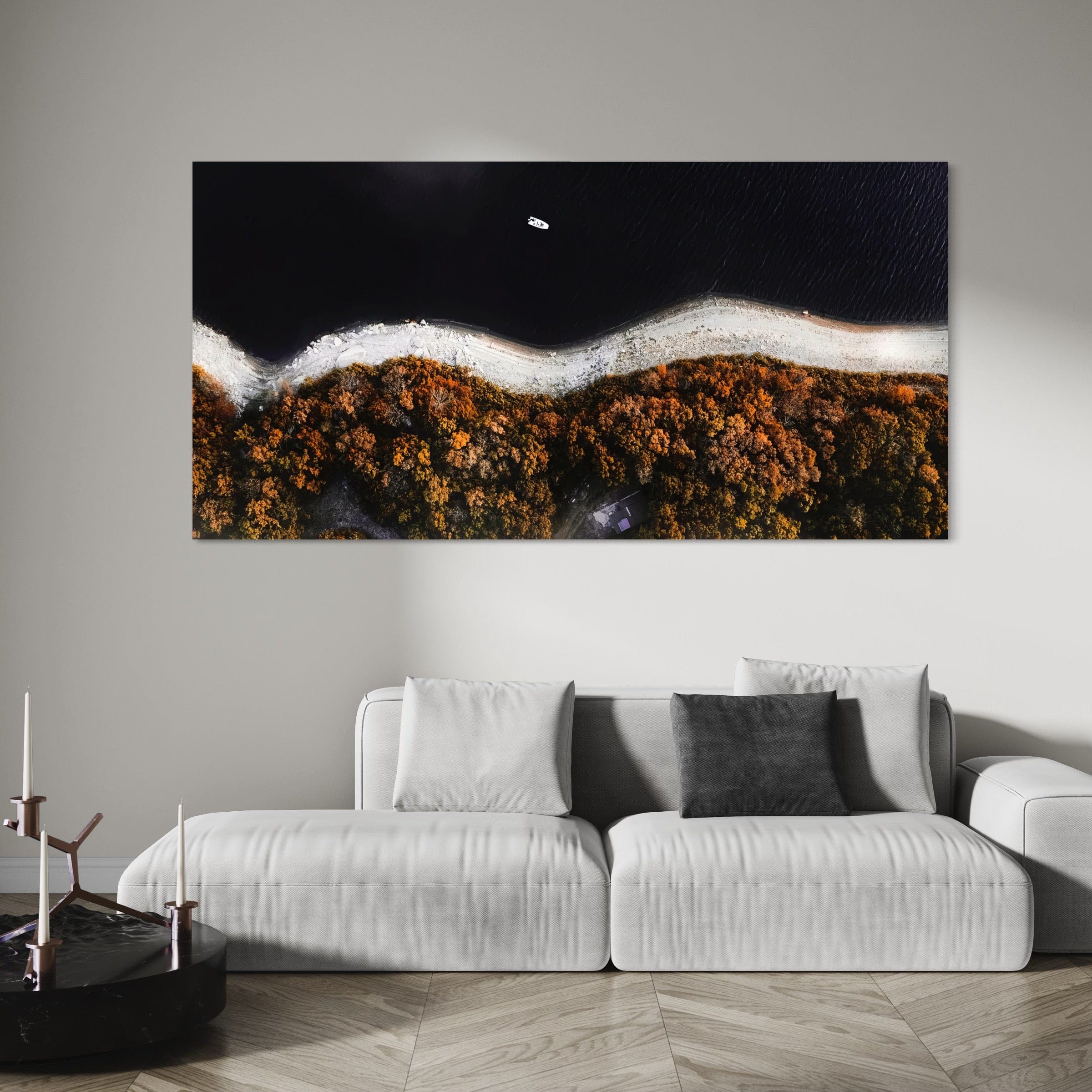 Autumnal Waterscape Canvas Print