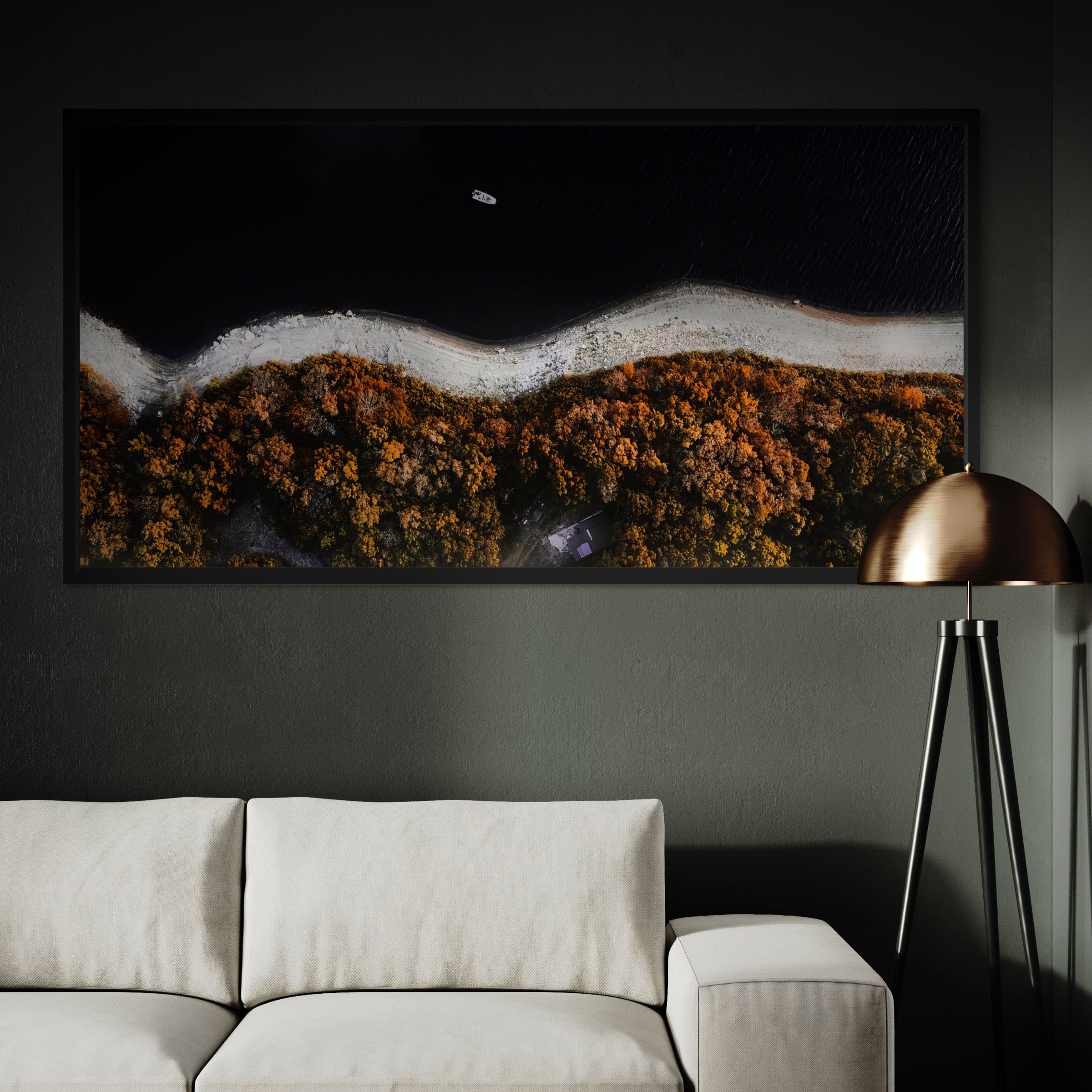 Autumnal Waterscape Canvas Print