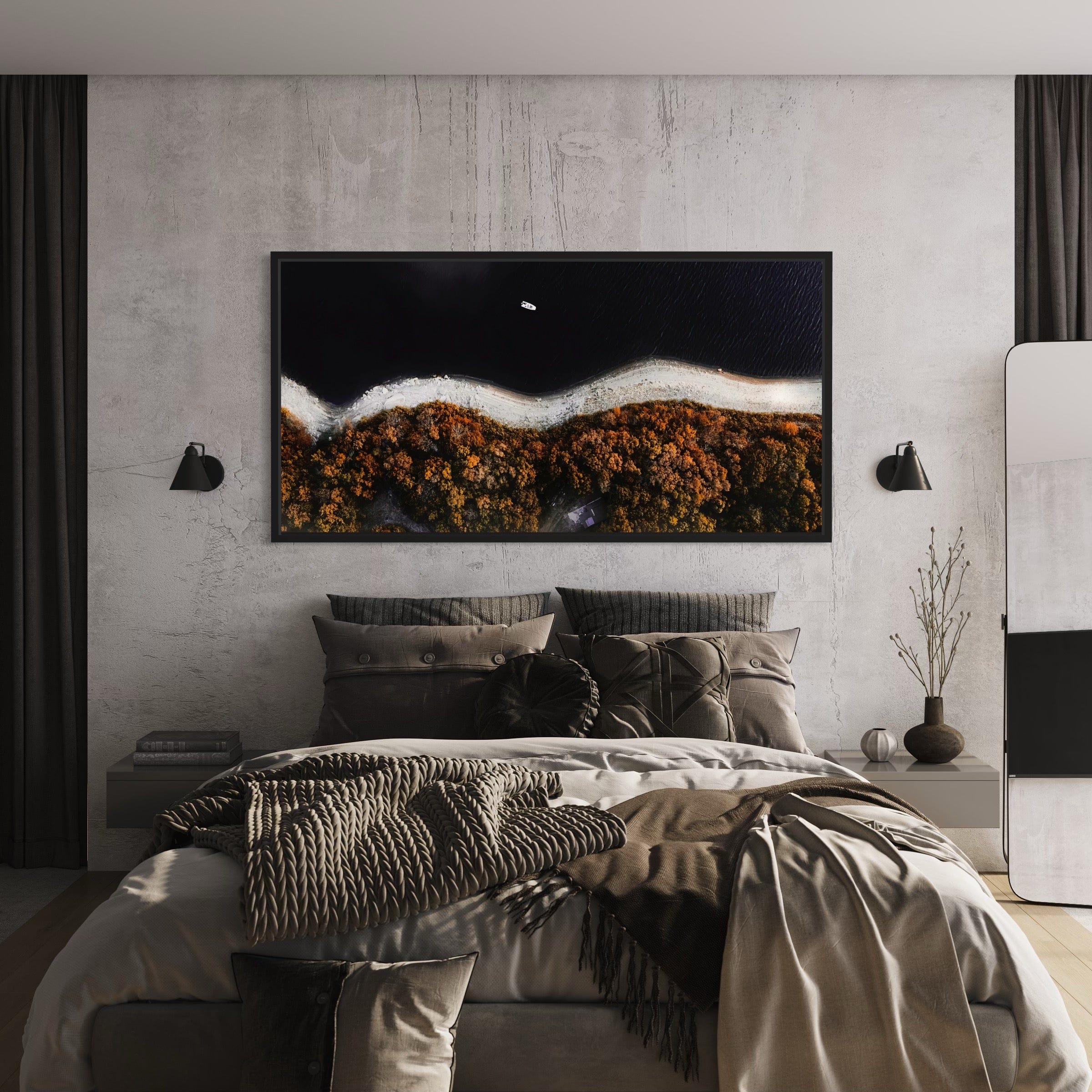 Autumnal Waterscape Canvas Print