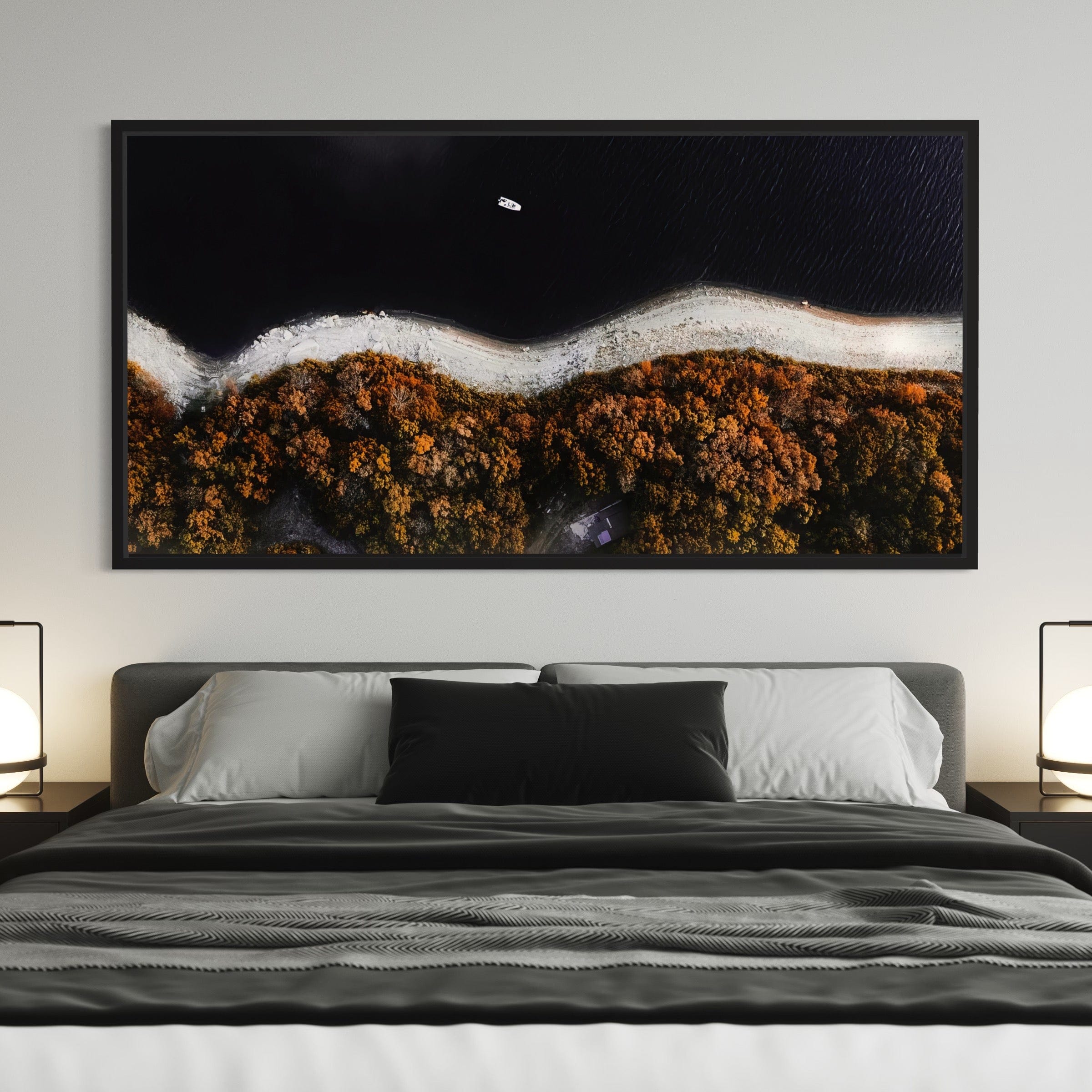 Autumnal Waterscape Canvas Print