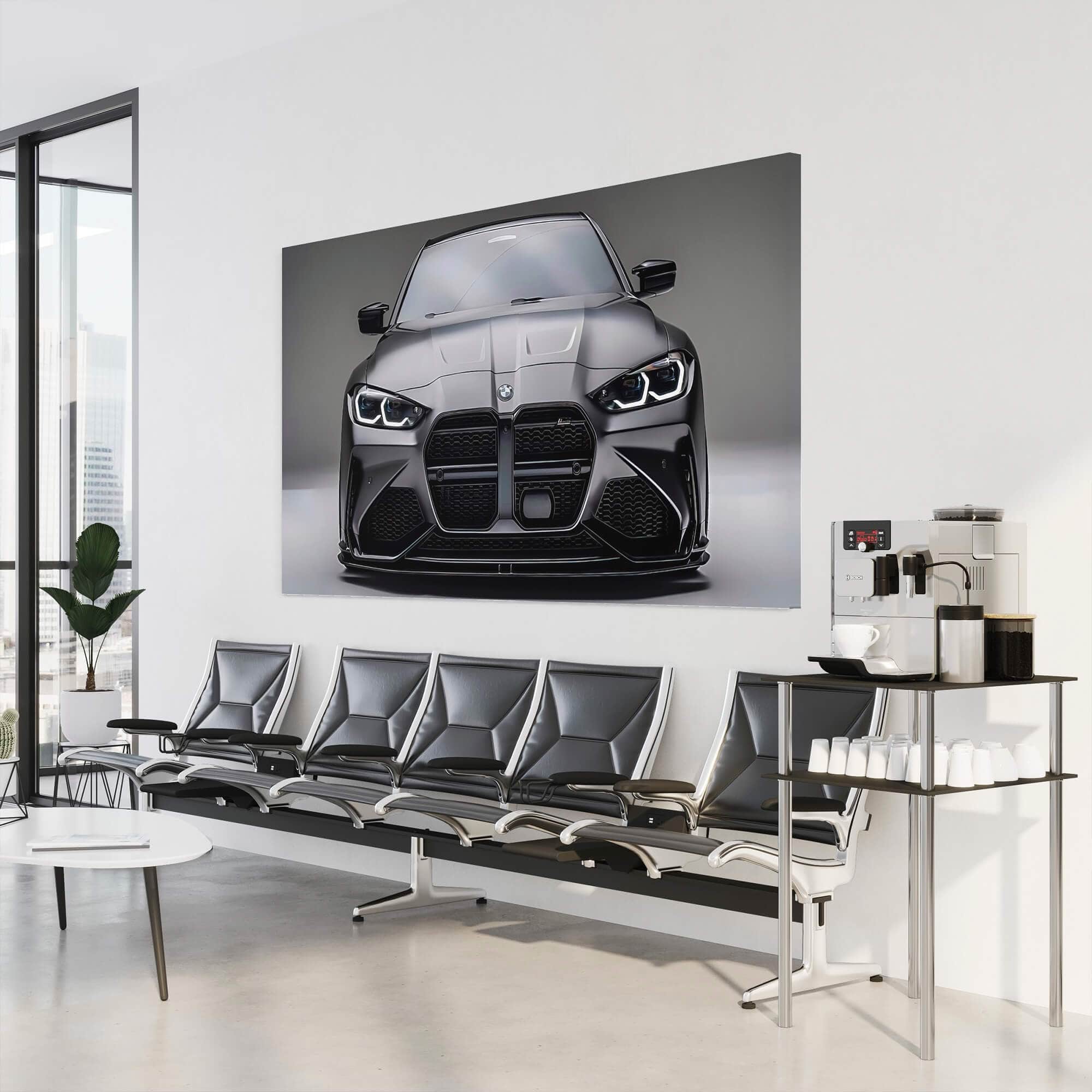 BMW Graphite Gaze Canvas Print