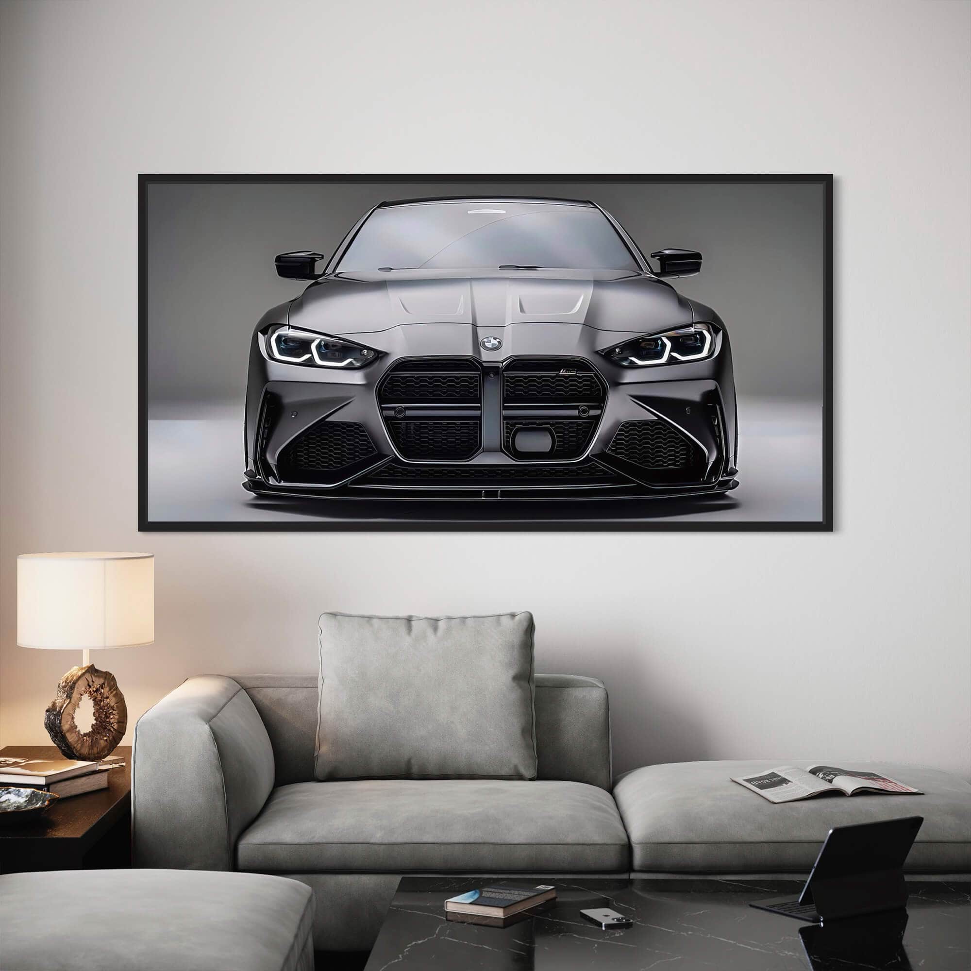 BMW Graphite Gaze Canvas Print