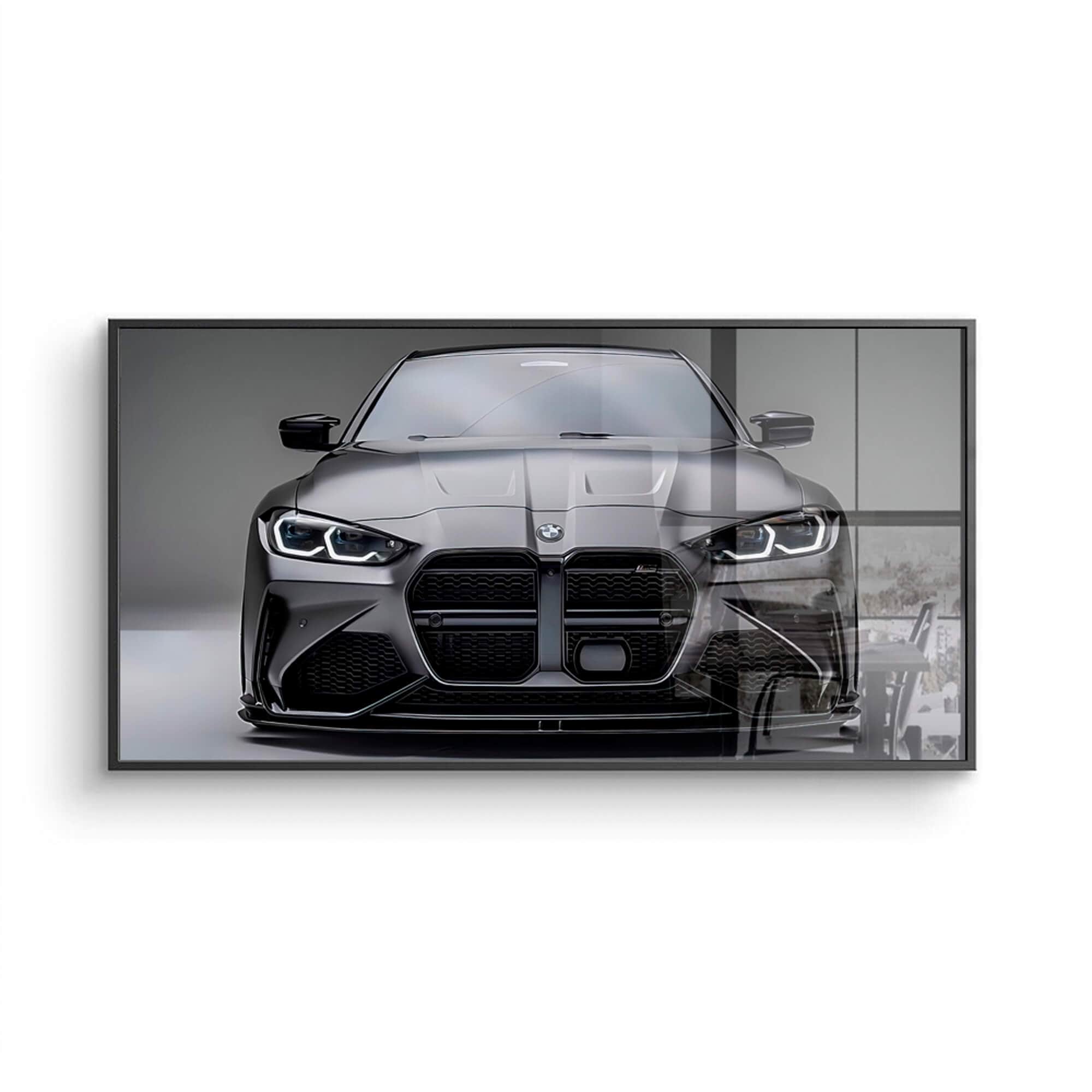 BMW Graphite Gaze Canvas Print