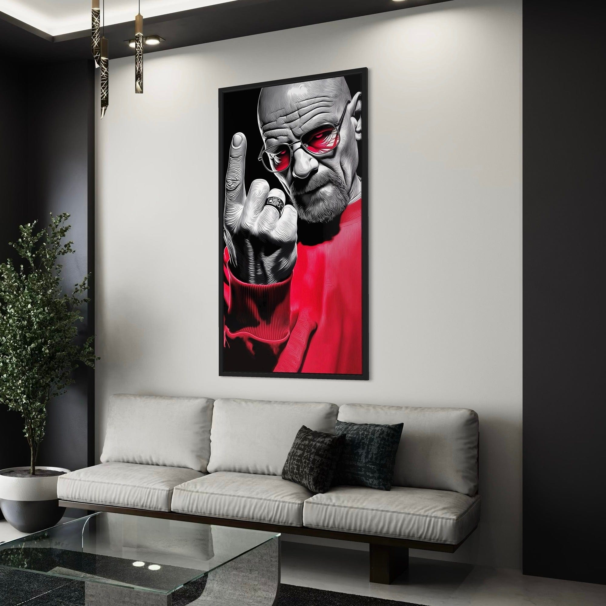 Breaking Bad – I’m the One Who Knocks Canvas Wall Art