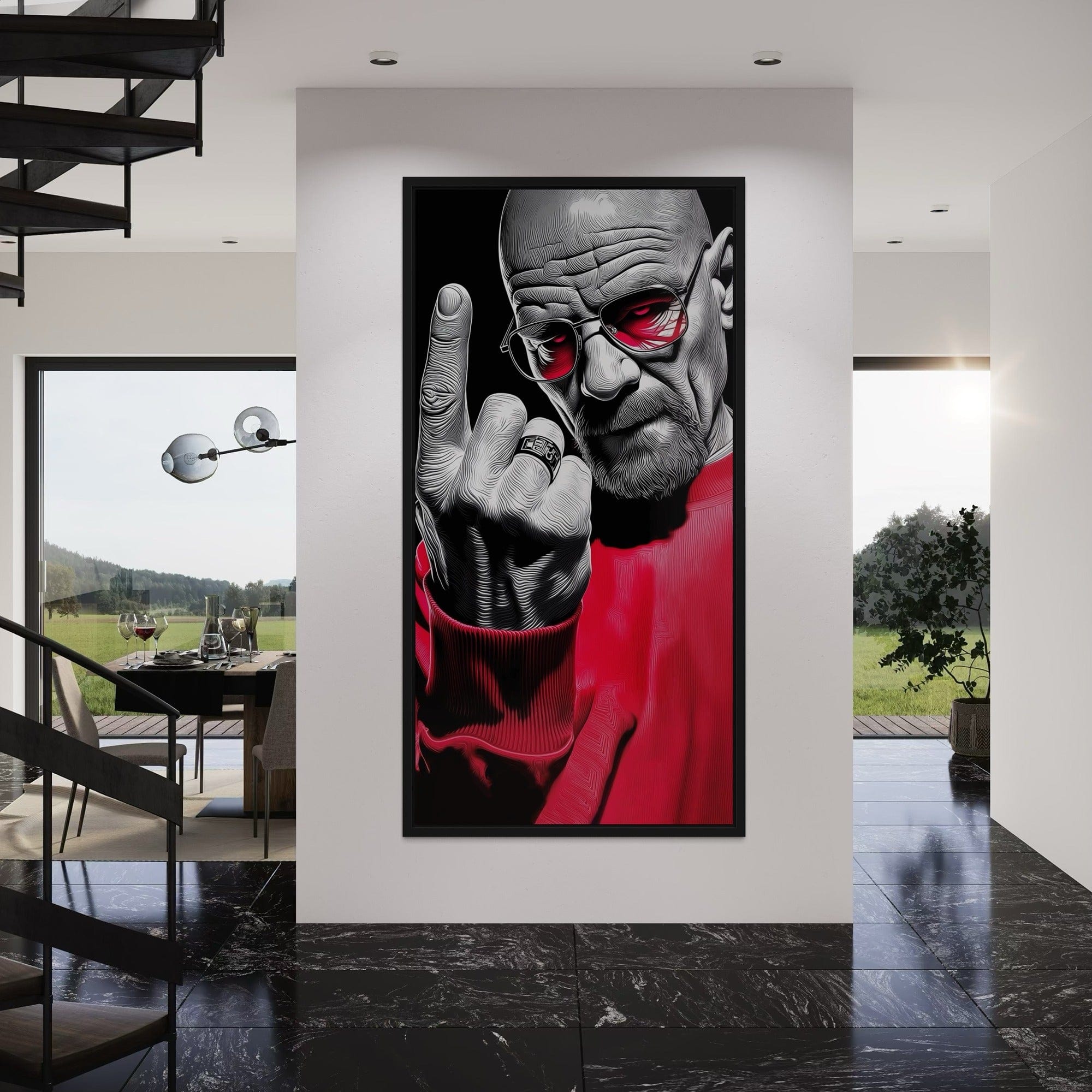 Breaking Bad – I’m the One Who Knocks Canvas Wall Art