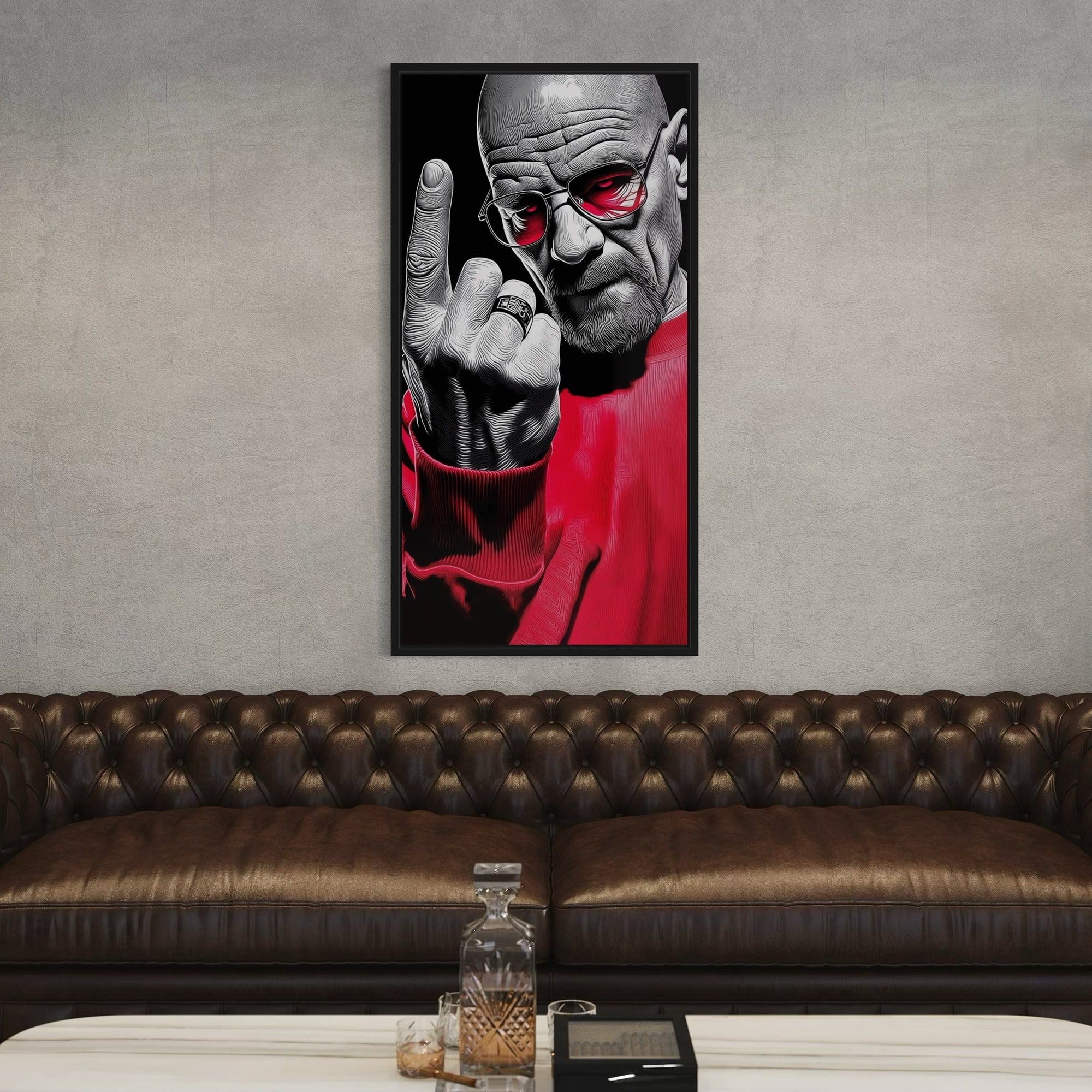 Breaking Bad – I’m the One Who Knocks Canvas Wall Art