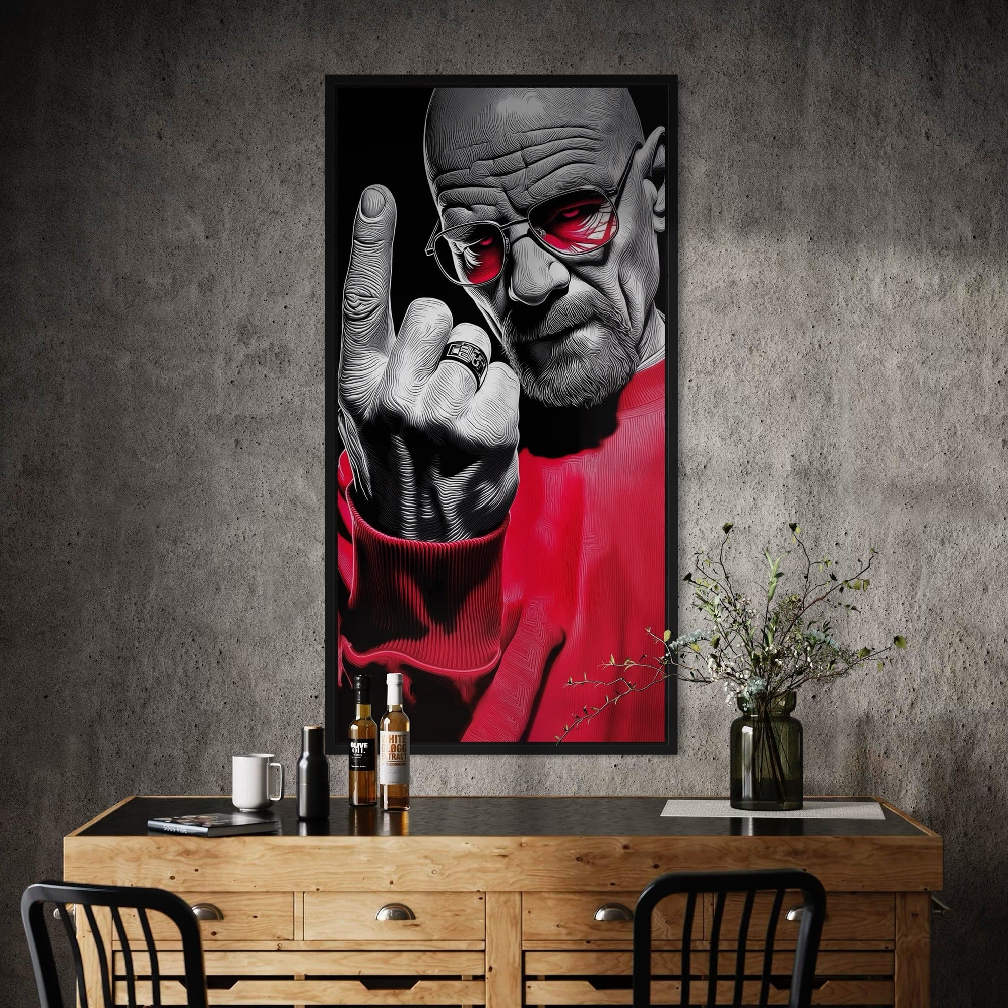 Breaking Bad – I’m the One Who Knocks Canvas Wall Art