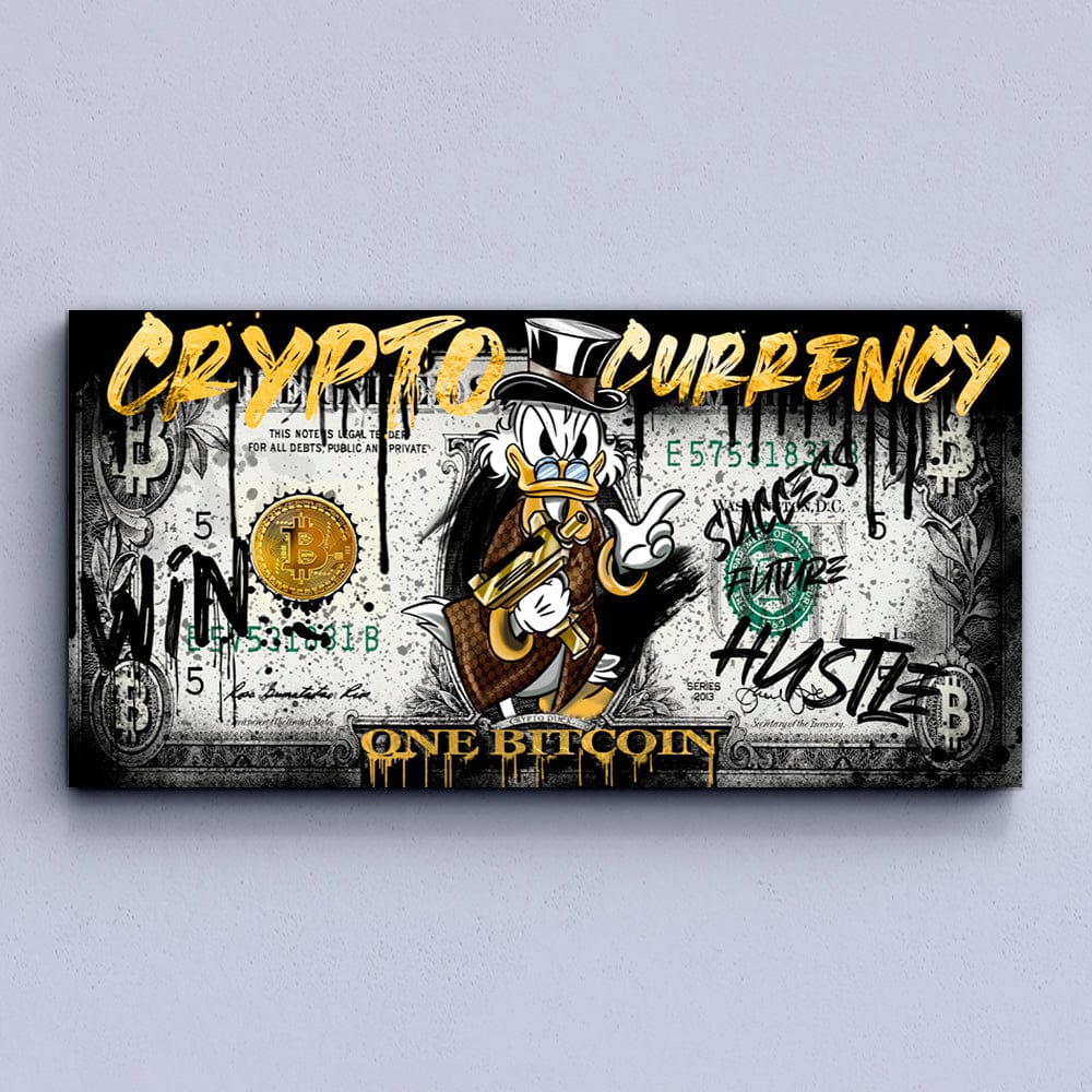 Crypto Duck Canvas Print