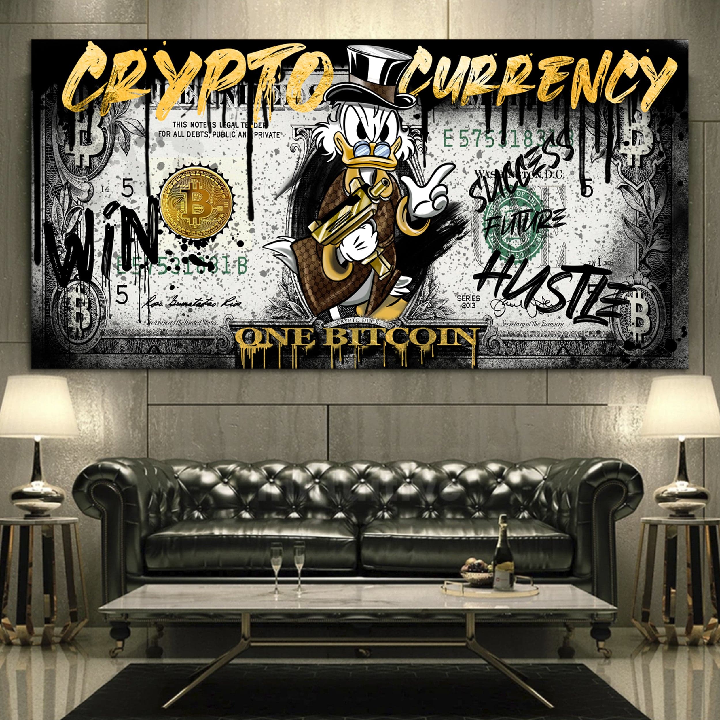 Crypto Duck Canvas Print