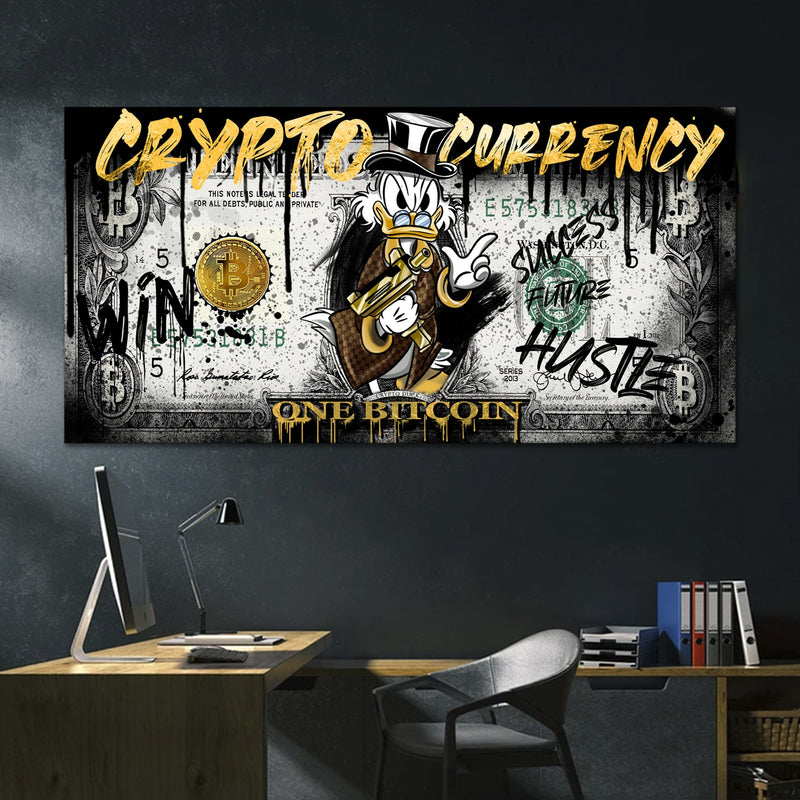 Crypto Duck Canvas Print